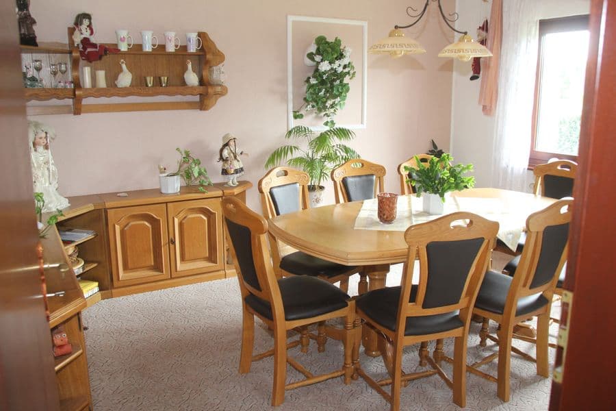 Frühstücksraum in dem Privatzimmer Ball in Bad Bodenteich