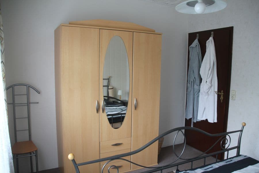 Schlafzimmer in dem Privatzimmer Ball in Bad Bodenteich