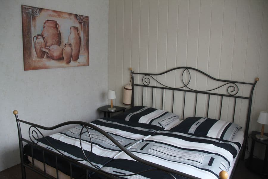 Schlafzimmer in dem Privatzimmer Ball in Bad Bodenteich