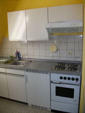 Küche in der Ferienwohnung Sorge in Bispingen