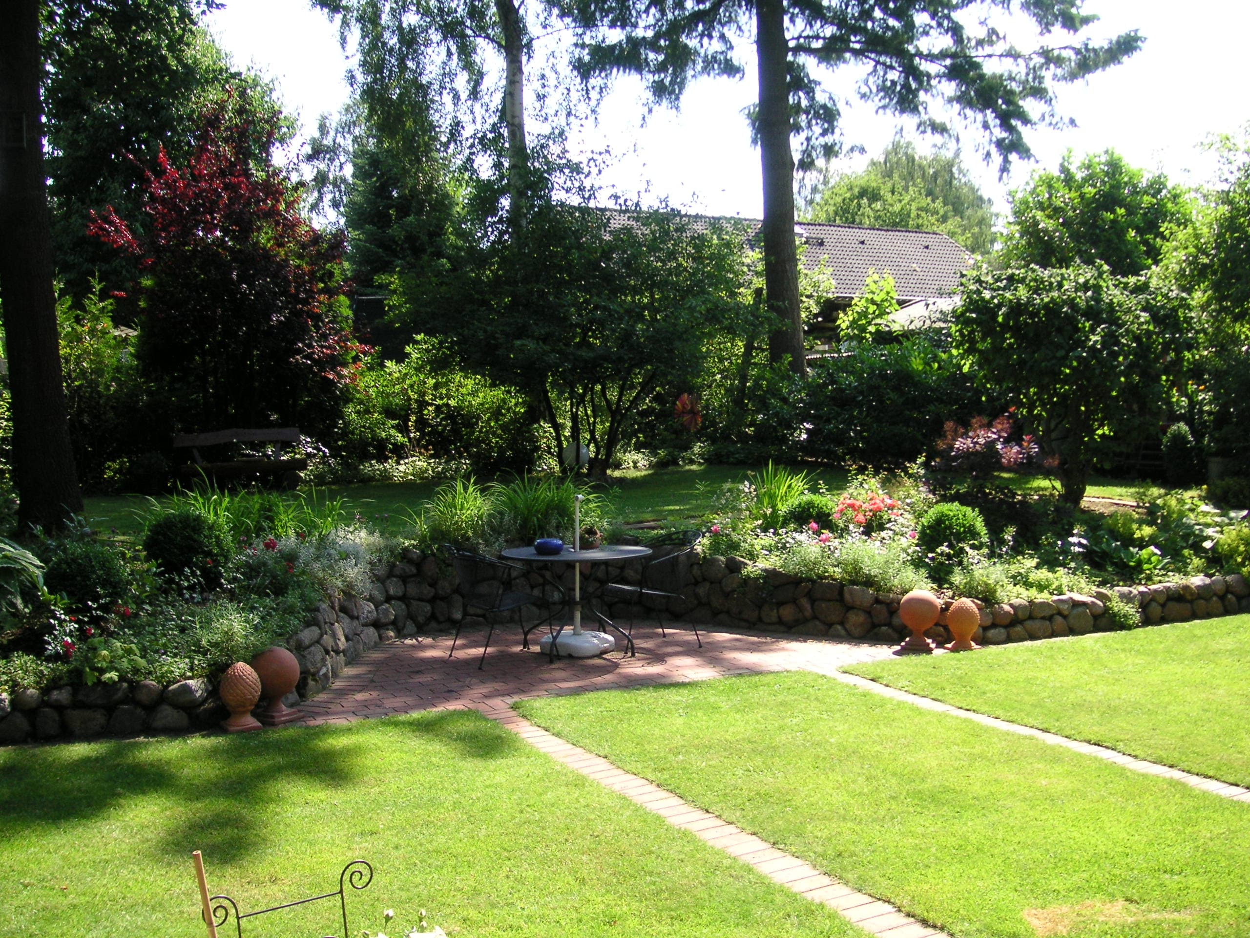 Garten der Ferienwohnung Fricke in Embsen