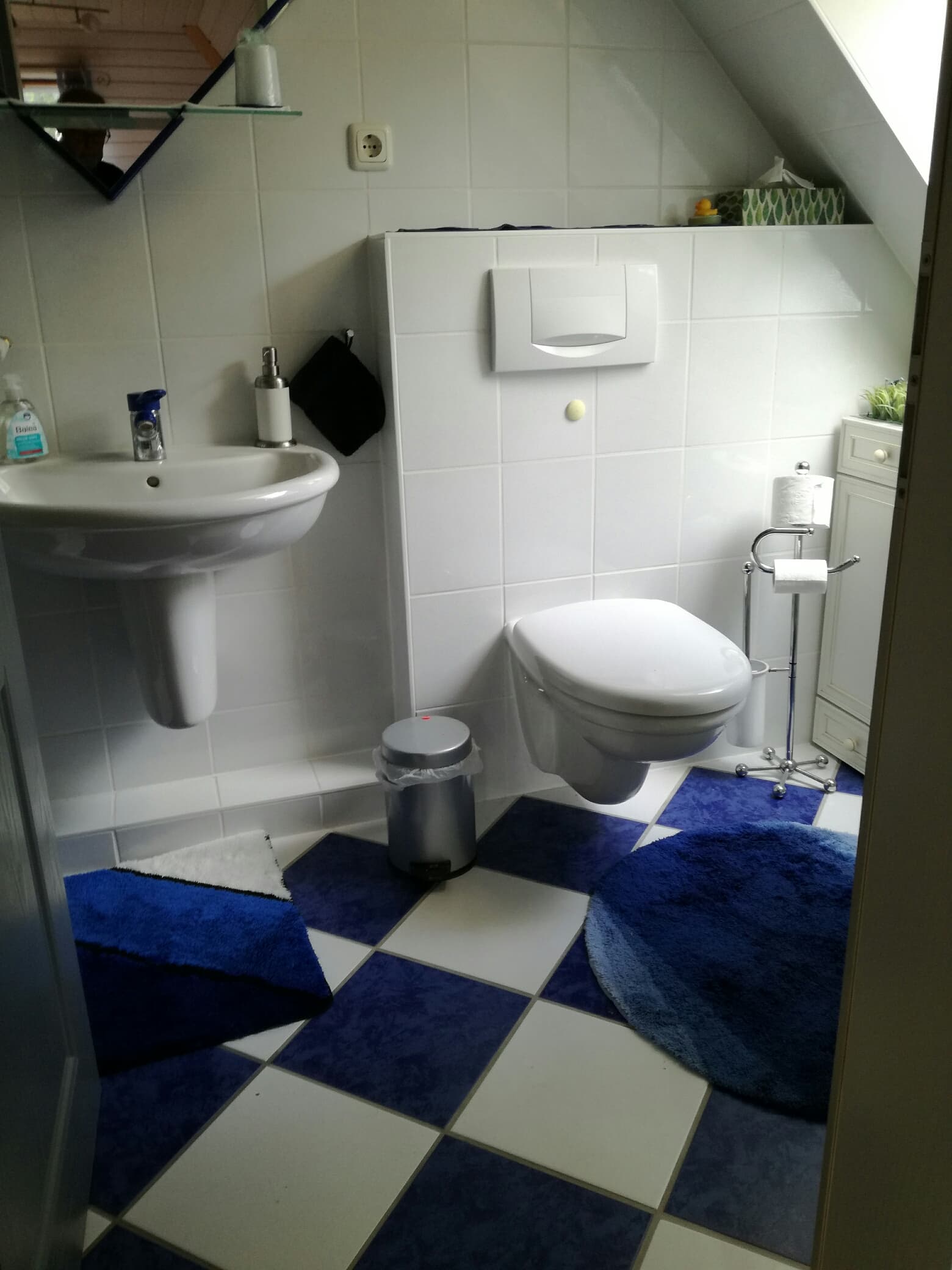 Bad in der Ferienwohnung Fricke in Embsen