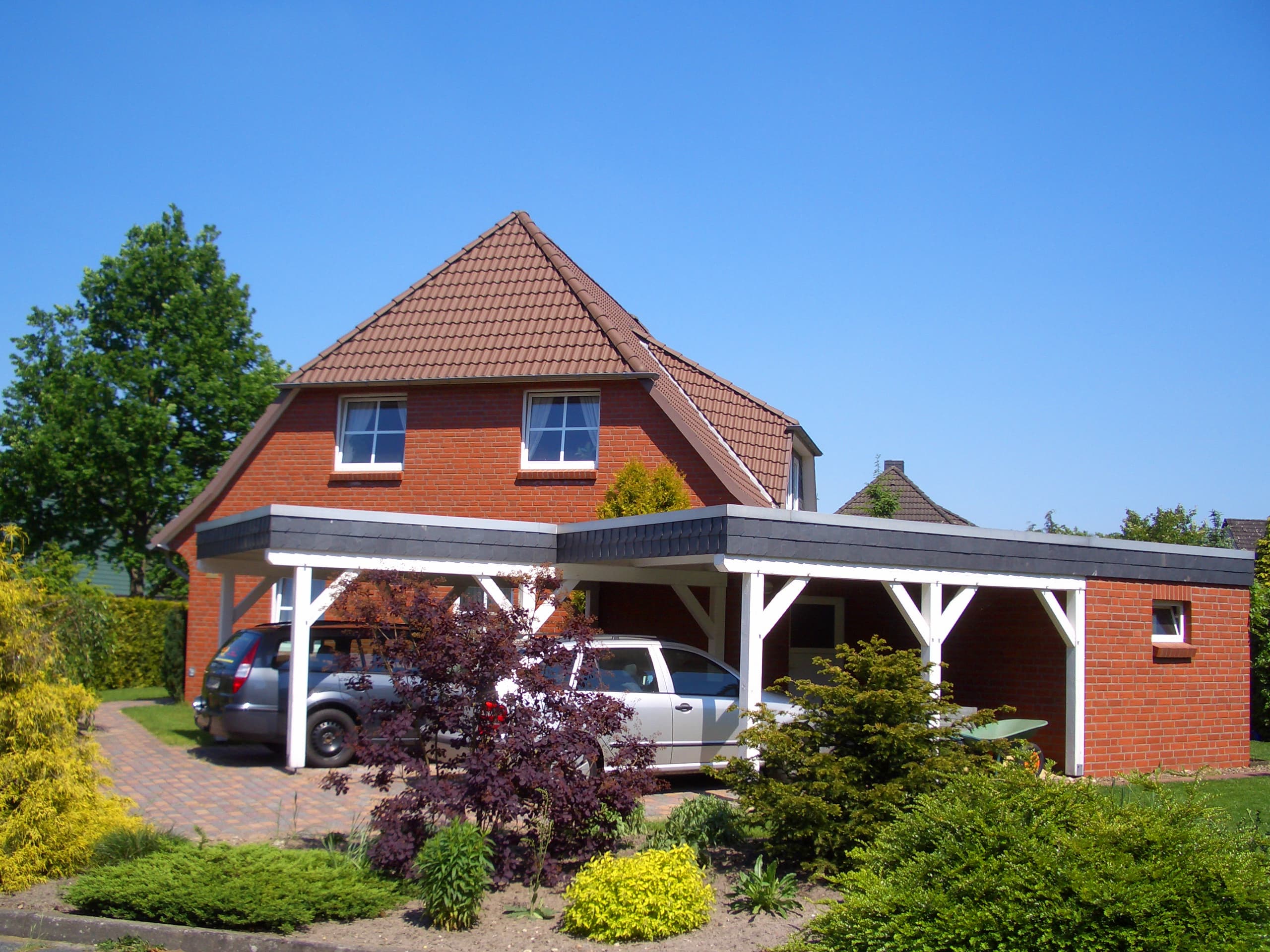 Außenansicht der Ferienwohnung Heidegeist in Neuenkirchen