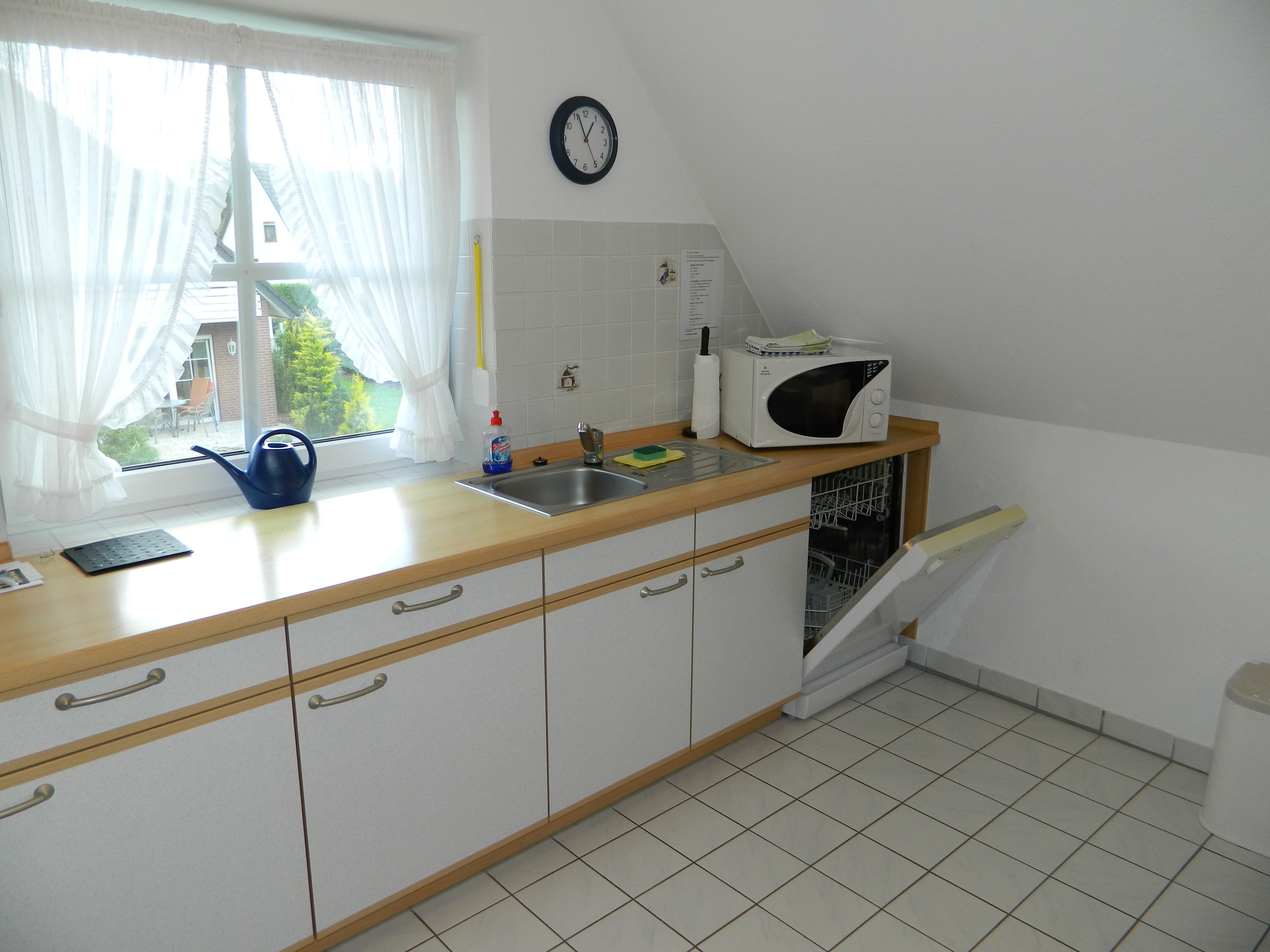 Die Küche in der Ferienwohnung Heidegeist in Neuenkirchen