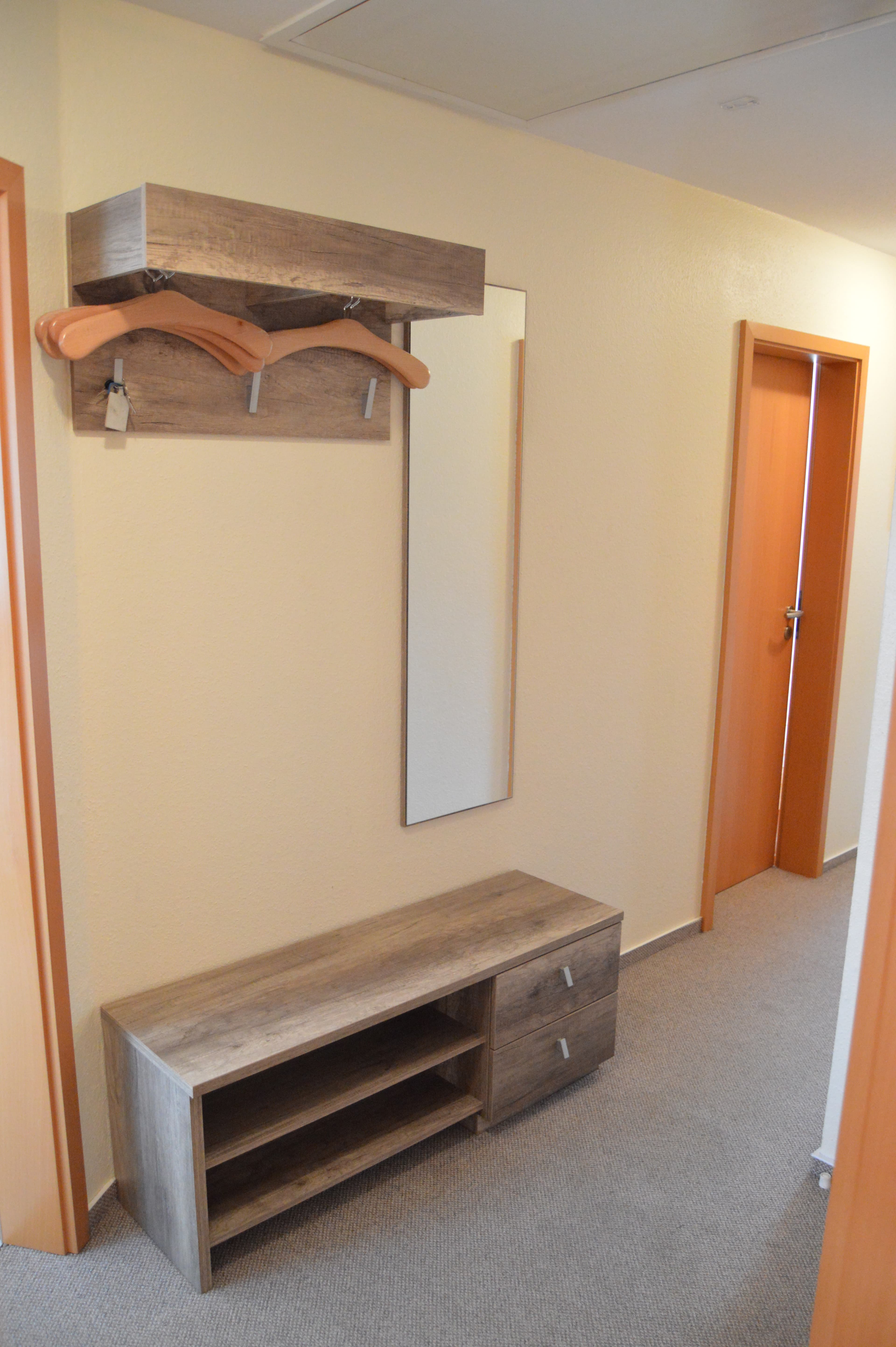 Der Flur in der Ferienwohnung Heidegeist in Neuenkirchen