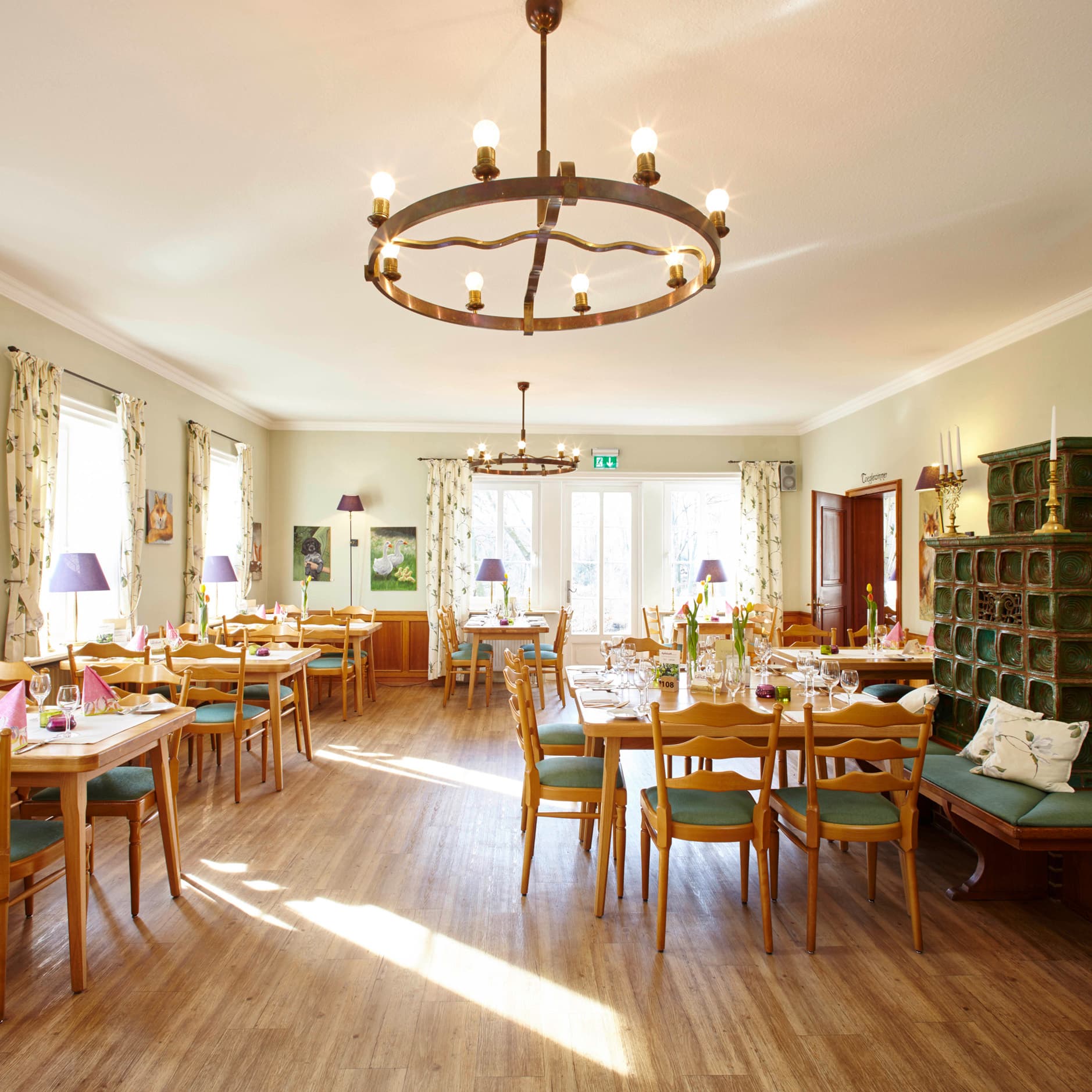 Gastraum Restaurant des Naturotel Landhaus Haverbeckhof in Bispingen