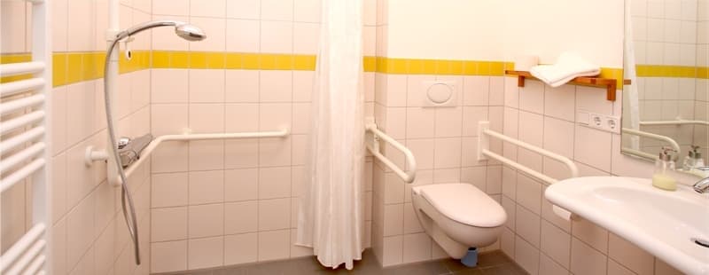 Badezimmer Ferienwohnung 5 auf dem Winkelhof Müden Örtze