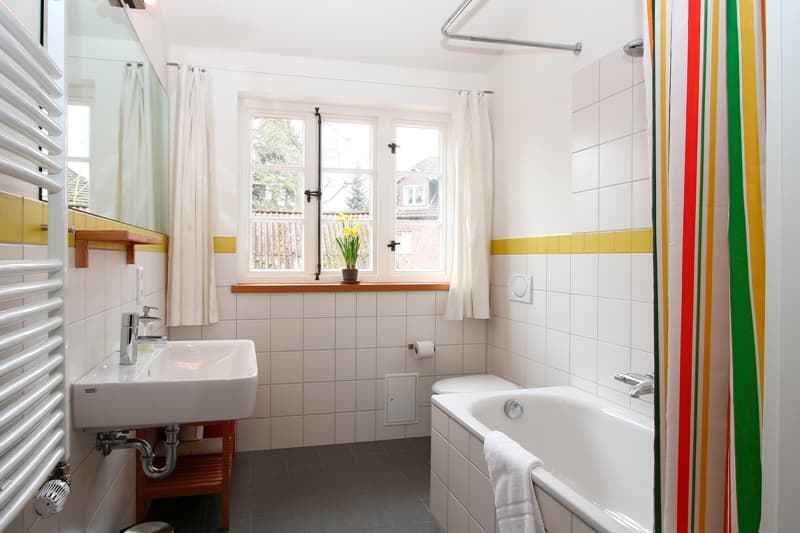 Badezimmer Ferienwohnung 1 auf dem Winkelhof Müden Örtze