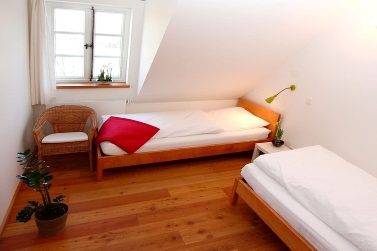 Schlafzimmer Ferienwohnung 3 auf dem Winkelhof Müden Örtze