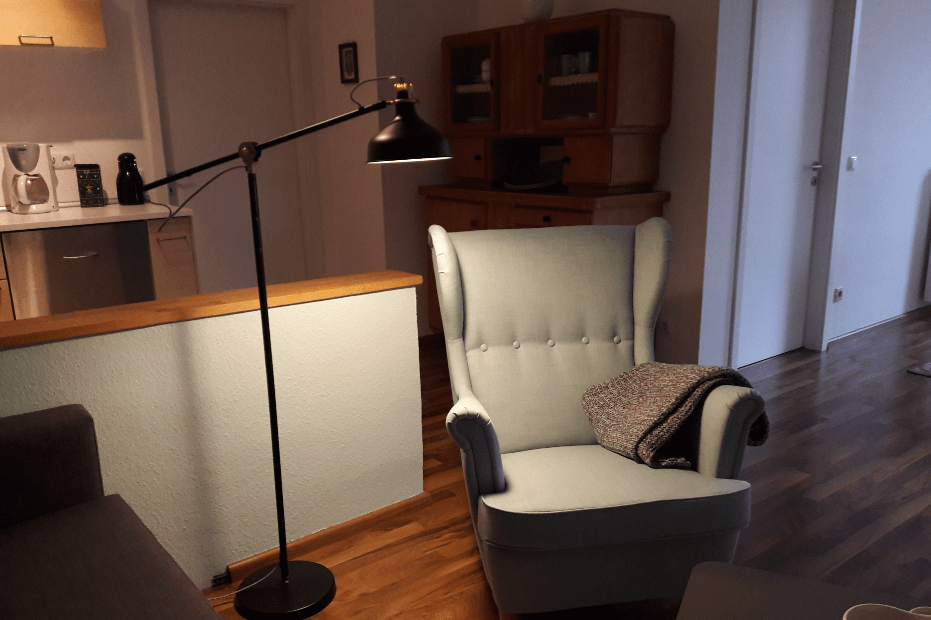 Wohnzimmer Ferienwohnung Wildblume I
