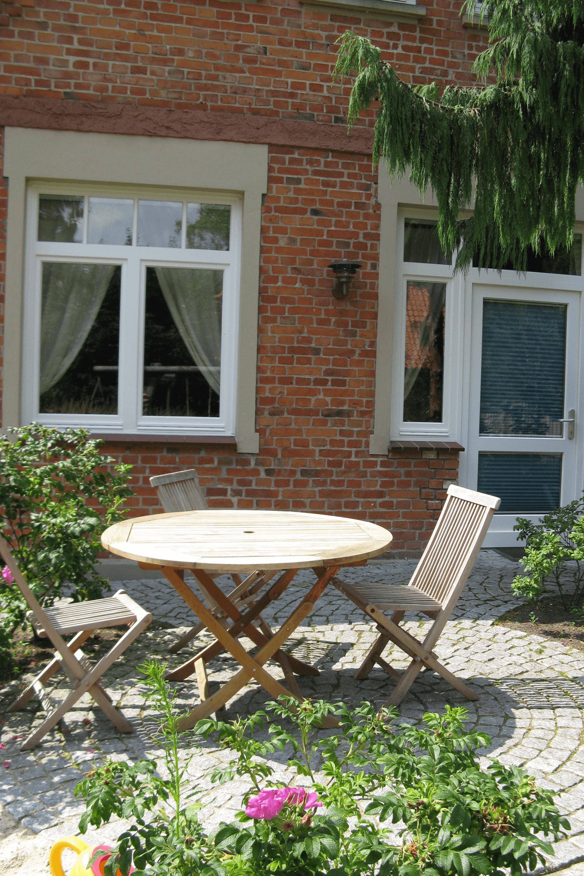 Ferienwohnung Wildblume I und II tereasse