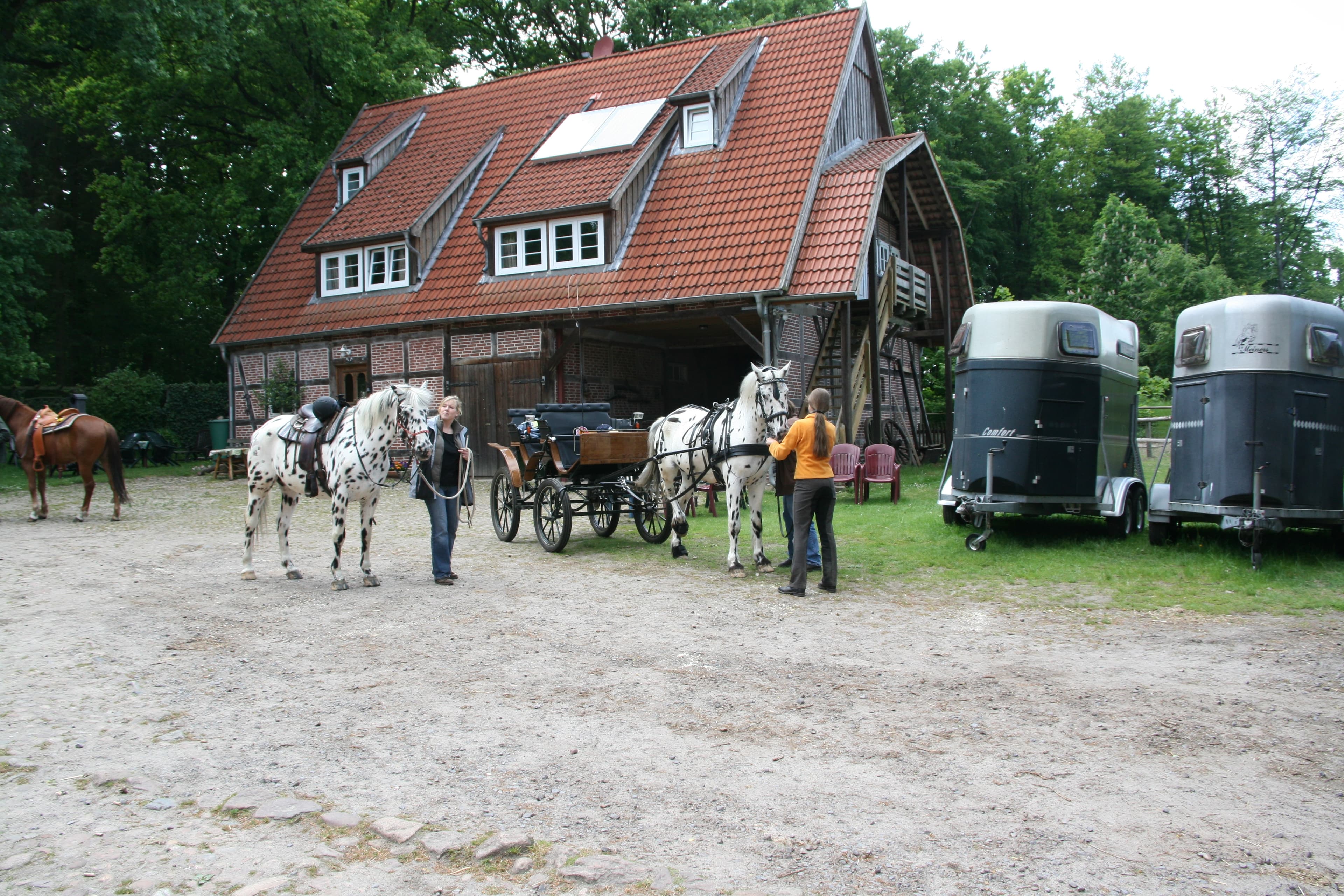 Außenansicht der Ferienwohnungen Baalshof in Handeloh