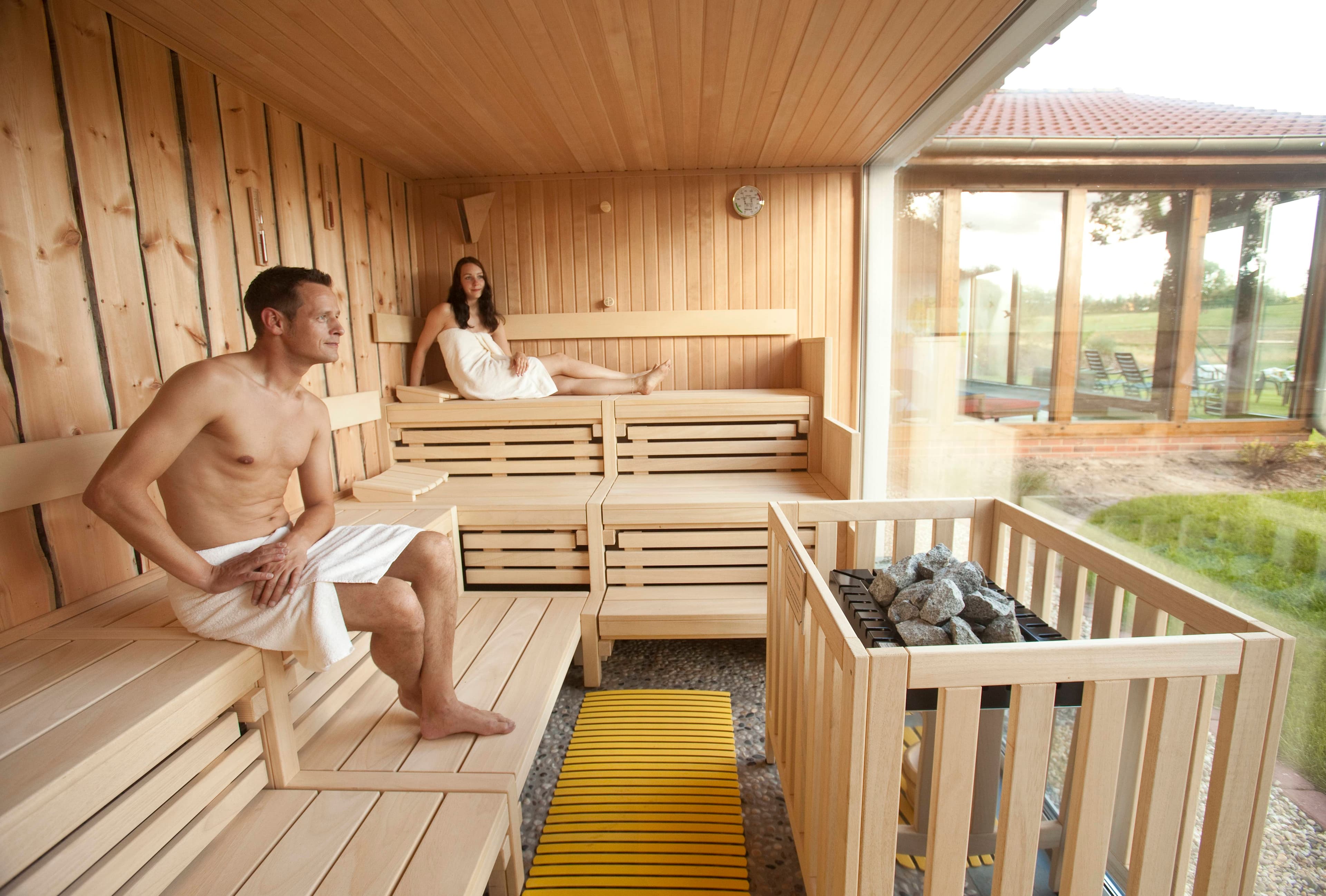 Sauna in dem Landgasthaus Stössel in Altenmedingen