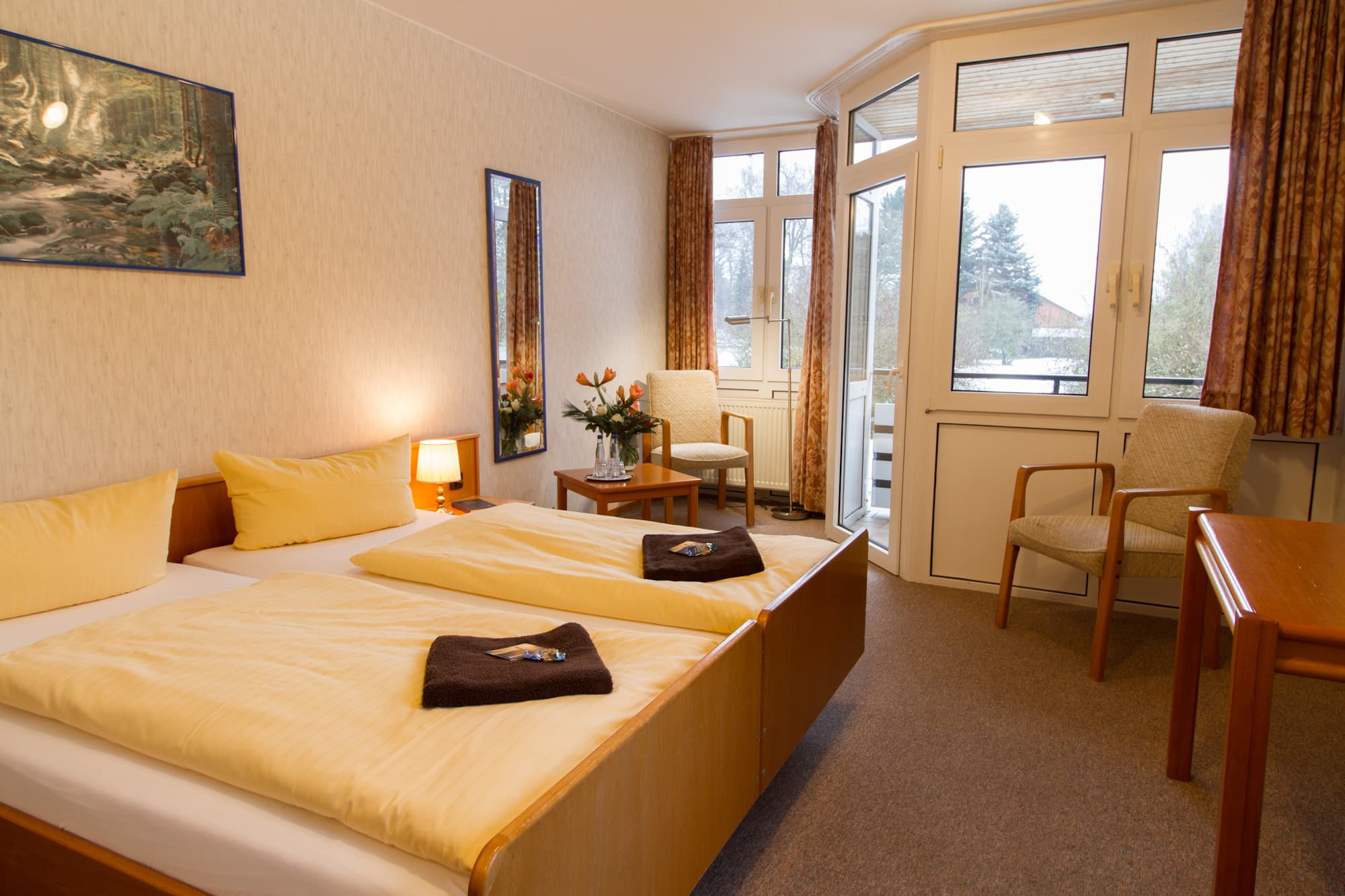 Doppelzimmer mit DU/WC Balkon