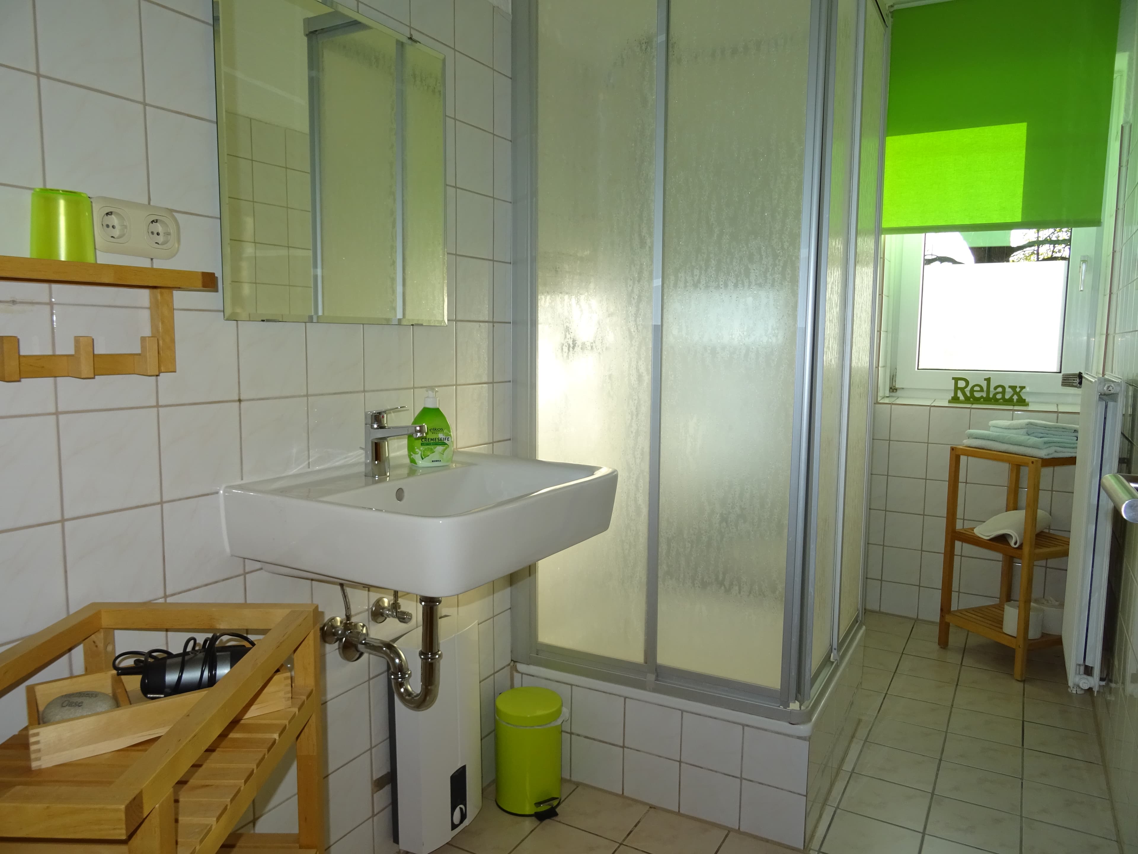 Bad in dem Apartment 1 des Scharnebecker Gästehauses in Scharnebeck