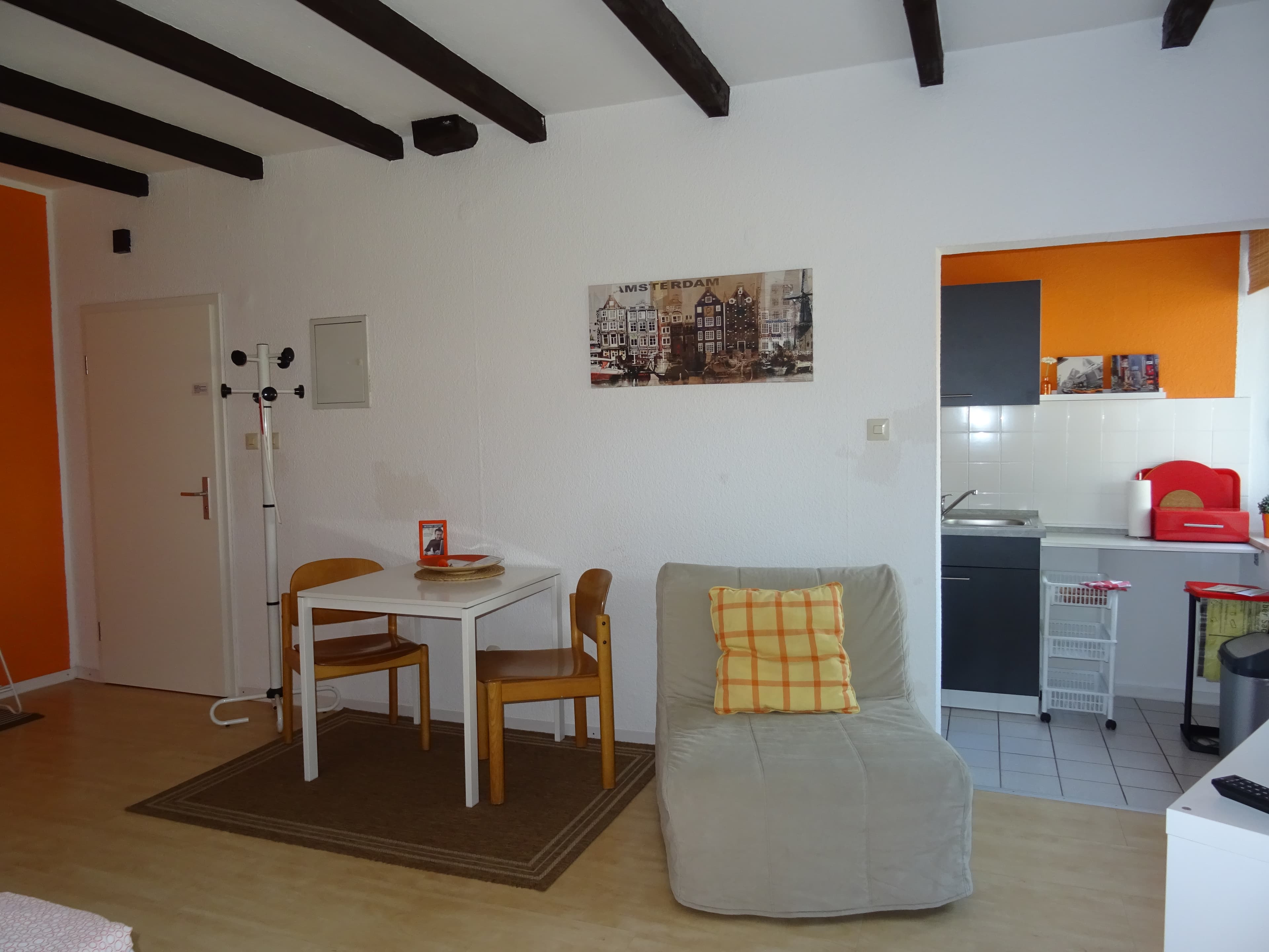 Essecke in dem Apartment 3 des Scharnebecker Gästehauses in Scharnebeck