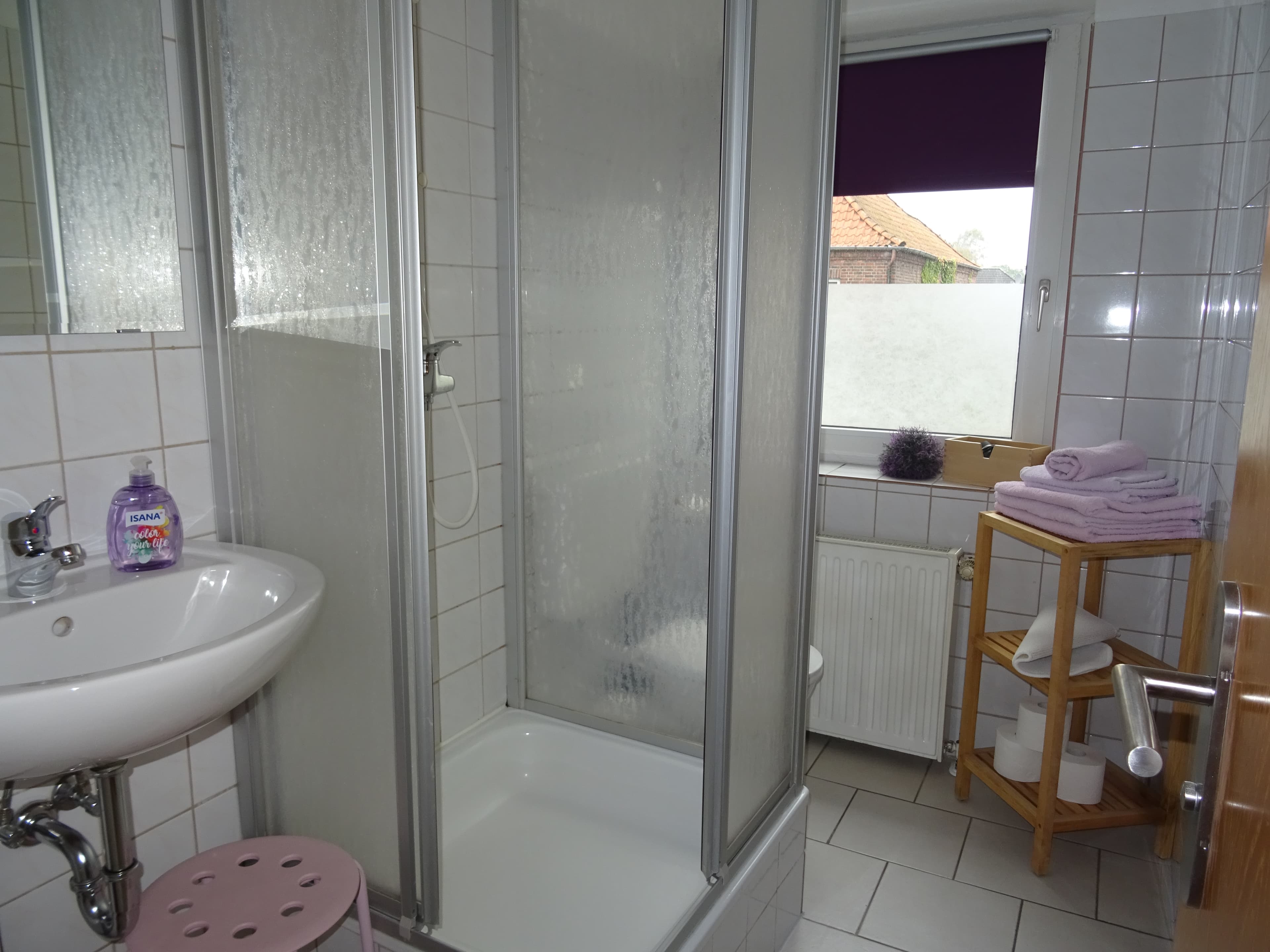 Bad in dem Apartment 4 des Scharnebecker Gästehauses in Scharnebeck