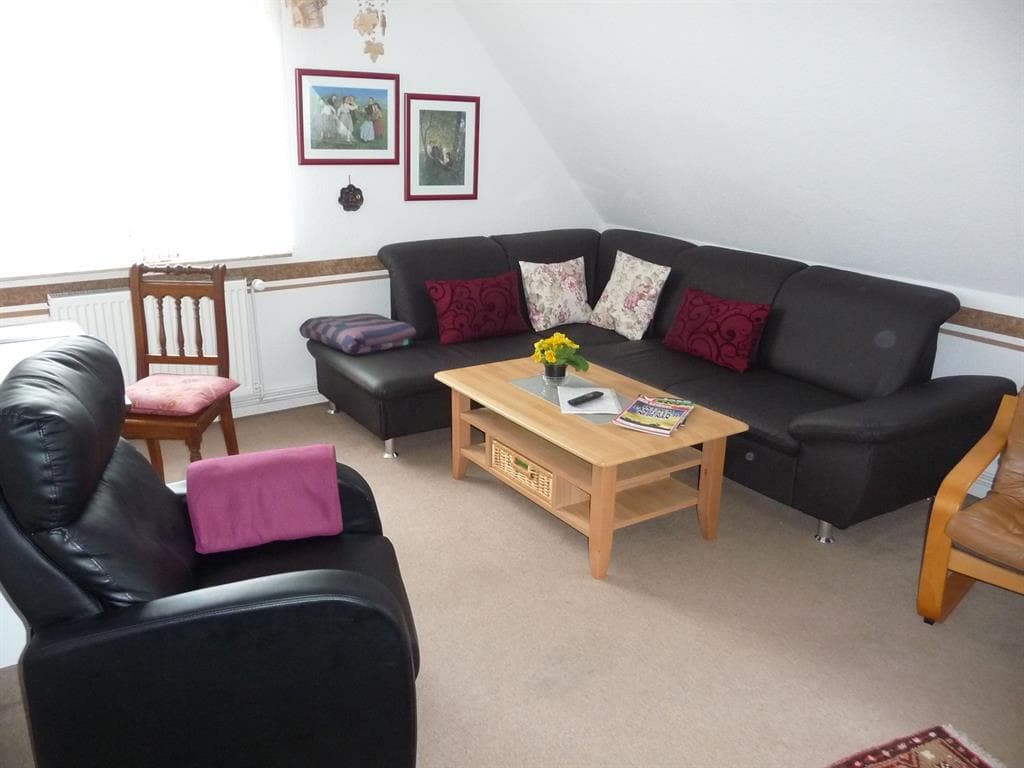 Wohnzimmer in dem Haus Kappenberg in Walsrode