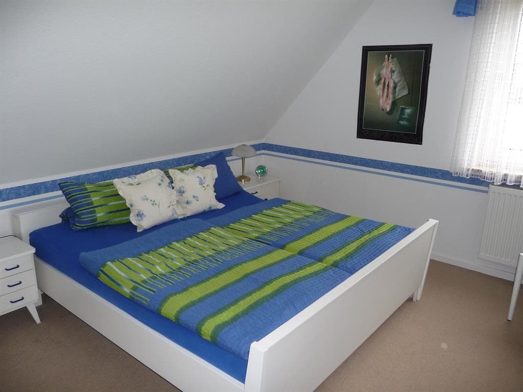 Schlafzimmer in dem Haus Kappenberg in Walsrode