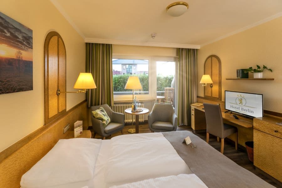 Doppelzimmer in dem Hotel Berlin in Bad Bevensen