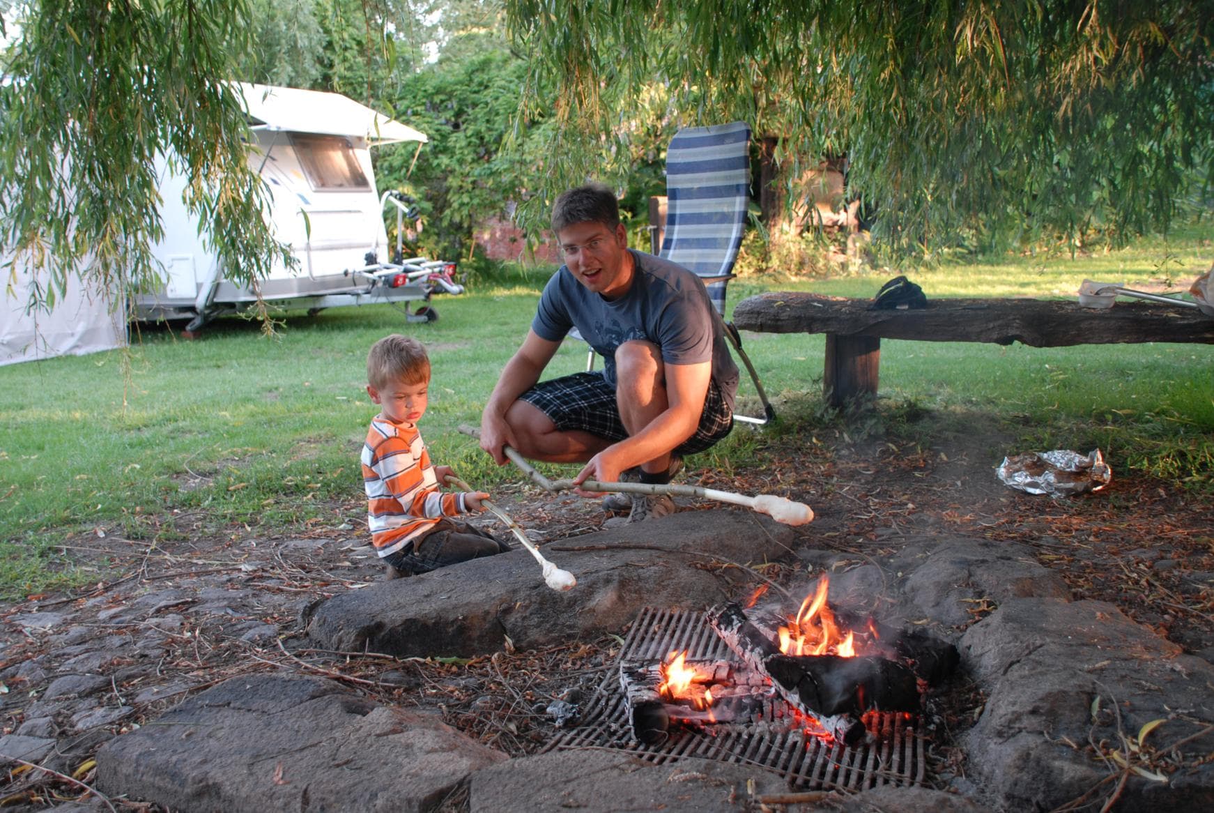 Ferienhof Wiechers - Wohnmobilstellplatz Feuer