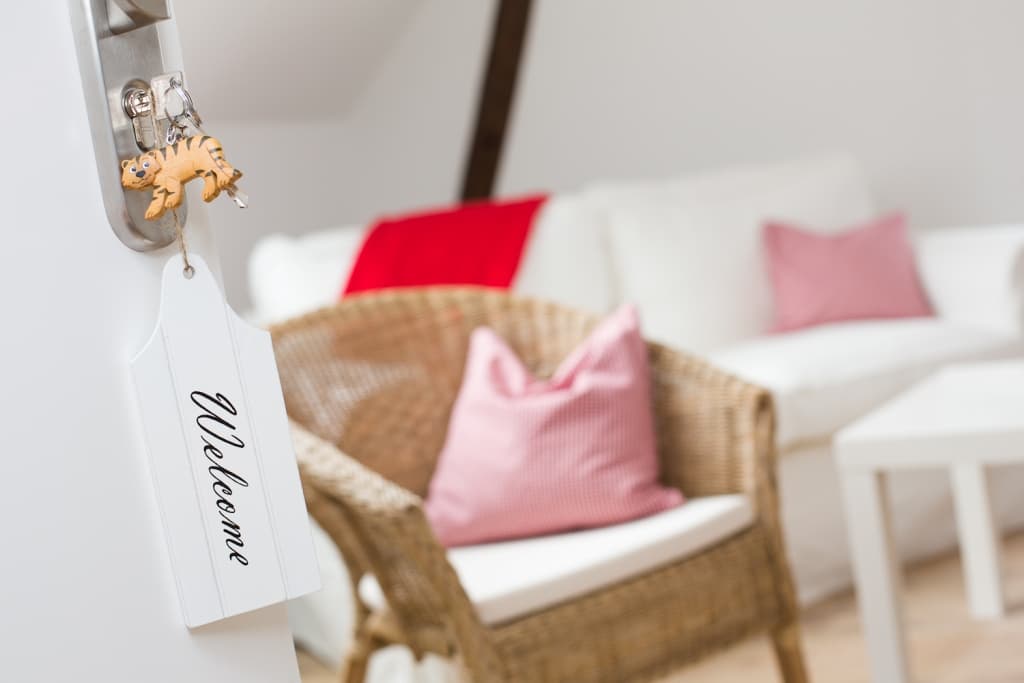 Wohnbereich in der Ferienwohnung Wildpark Lüneburger Heide in Hanstedt