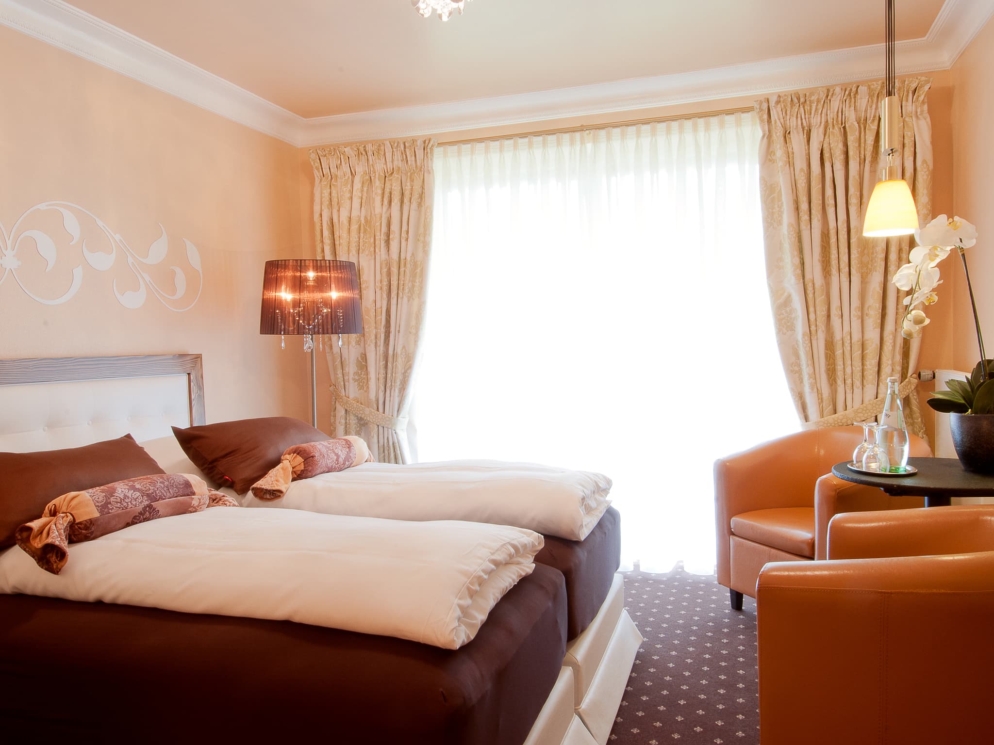 Komfortzimmer in dem Amethyst Hotel in Lüneburg