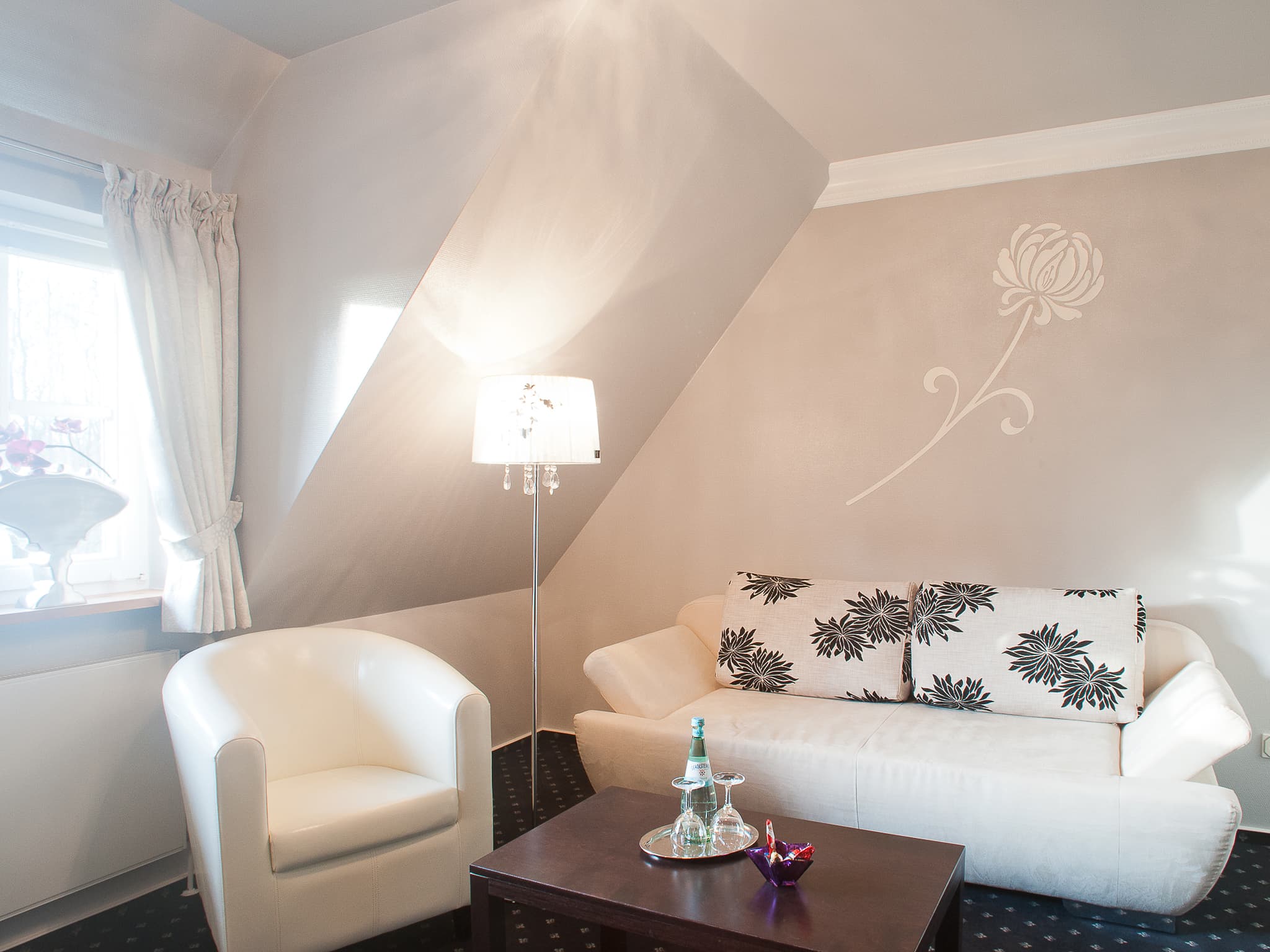 Suite in dem Amethyst Hotel in Lüneburg