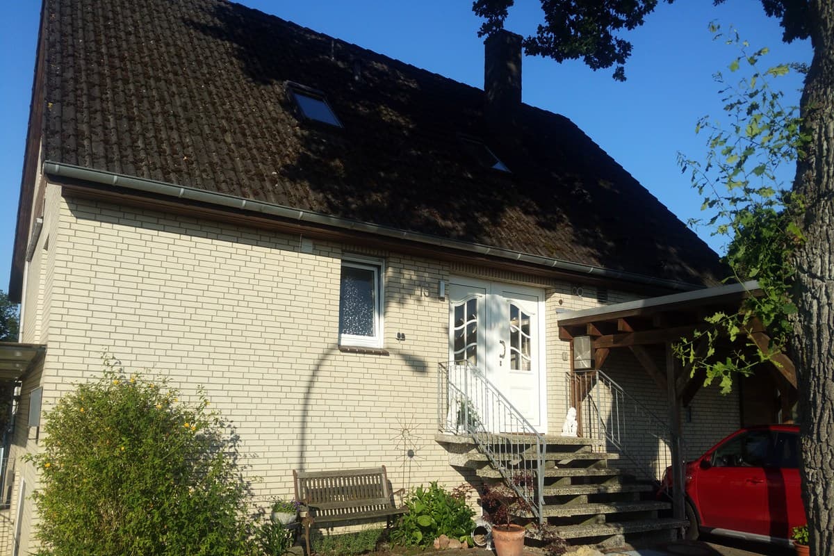 Außenansicht der Ferienwohnung "Piccolo" Am Mühlenbach in Bergen