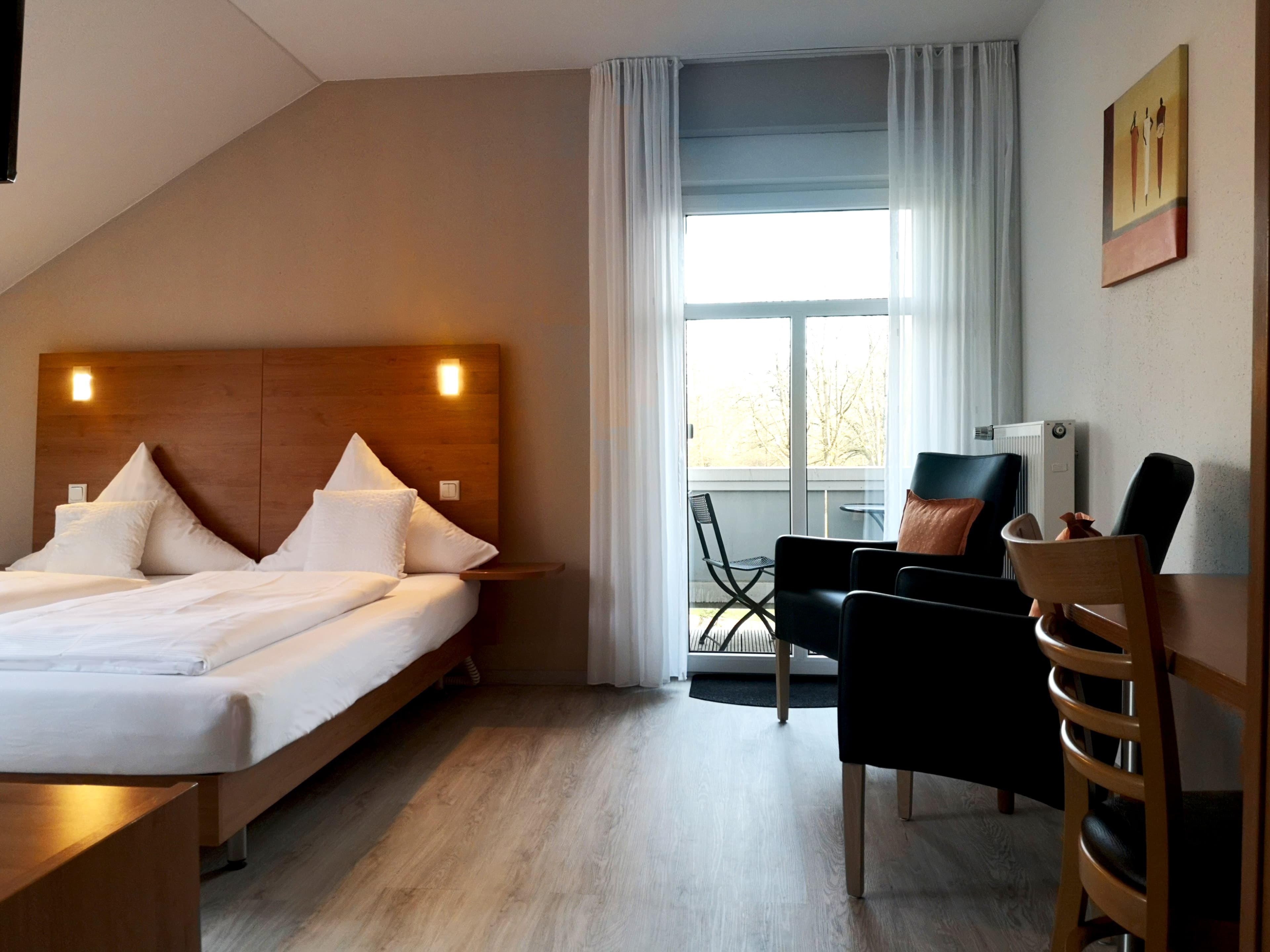 Hotel Dat Greune Eck Soltau Doppelzimmer mit Balkon