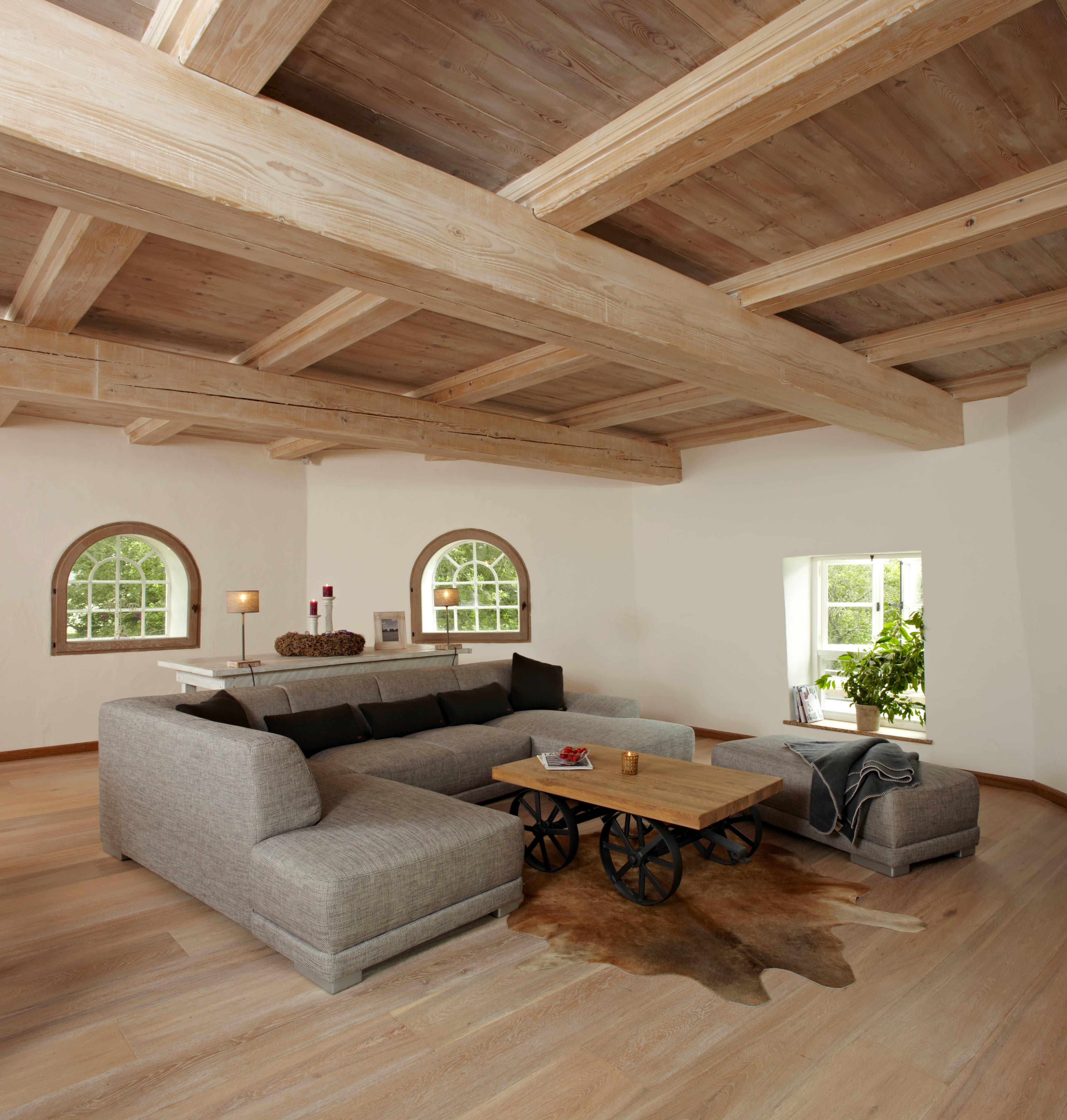 Das Wohnzimmer in dem Ferienhaus "Die alte Mühle" in Schneverdingen