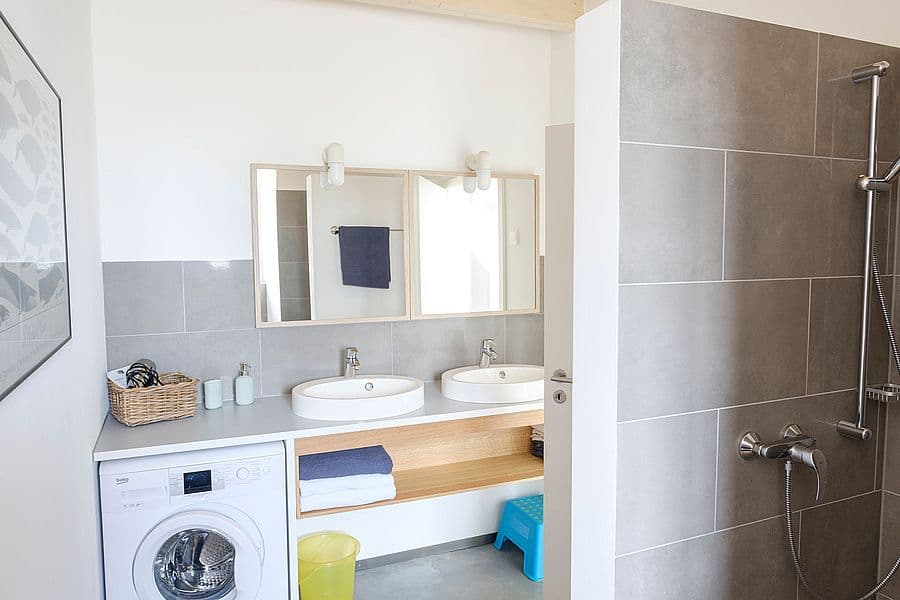 Bad in der Ferienwohnung Landsitz in Egestorf