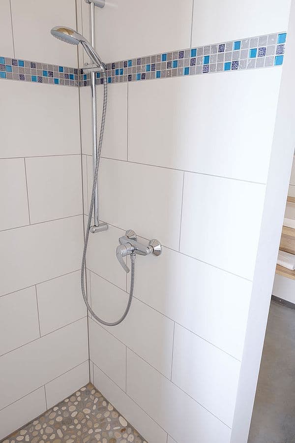 Ferienwohnung Landlust, Bad mit Dusche