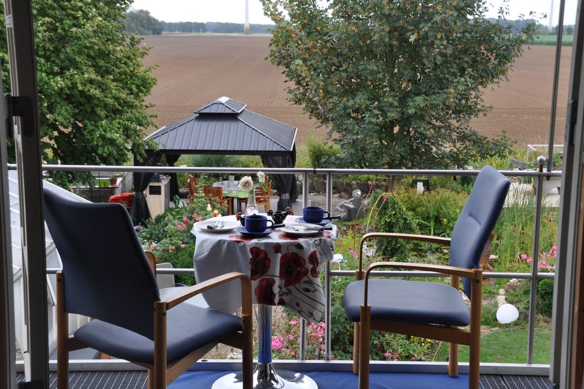 Balkon der Ferienwohnung Fischer Bröckel