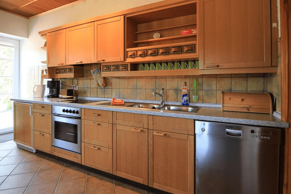 Küche in der Ferienwohnung 2 auf dem Schröderhof Unterlüß