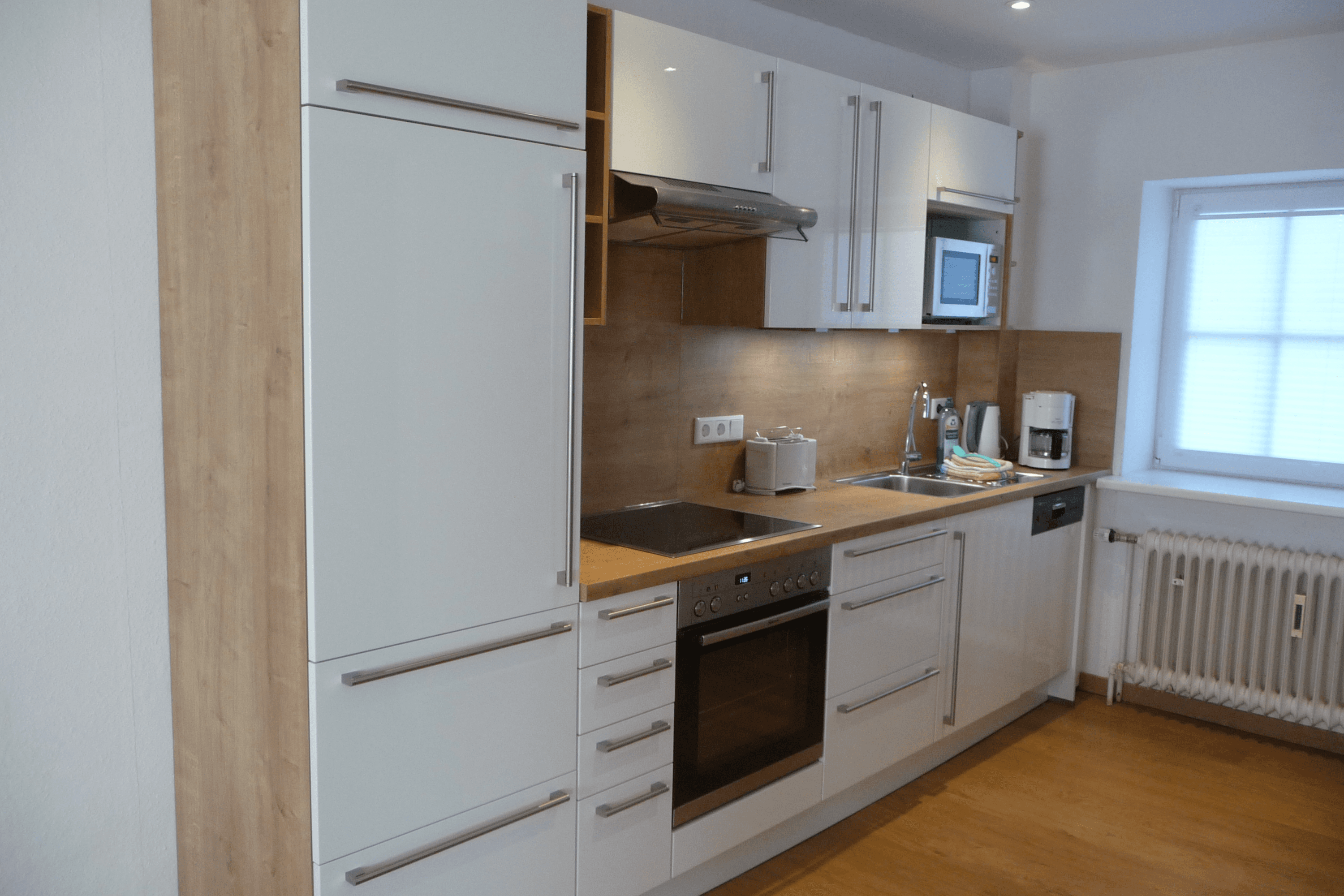 Küche in der Ferienwohnung 4 auf dem Schröderhof Unterlüß