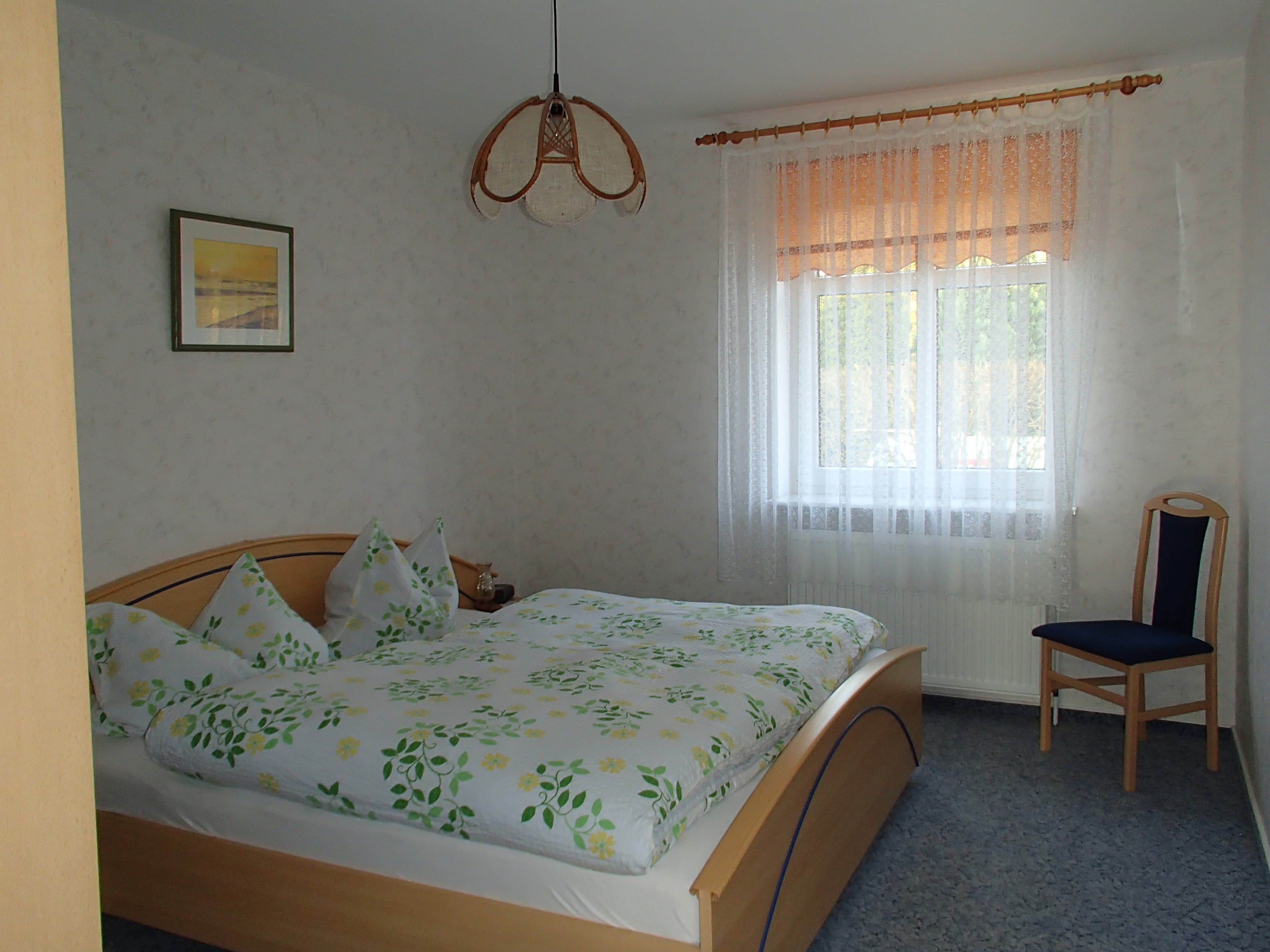 Schlafzimmer in der Komfortferienwohnung Scharnebecks Mühle in Hermannsburg