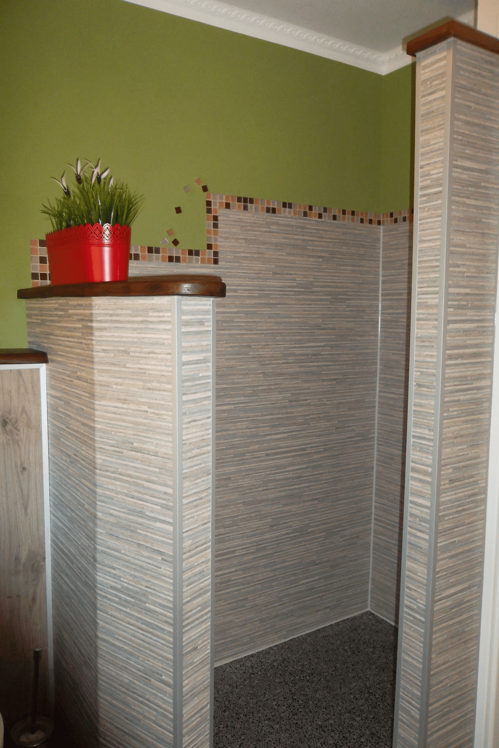 Badezimmer in dem Ferienhaus Heimelig Müden Örtze