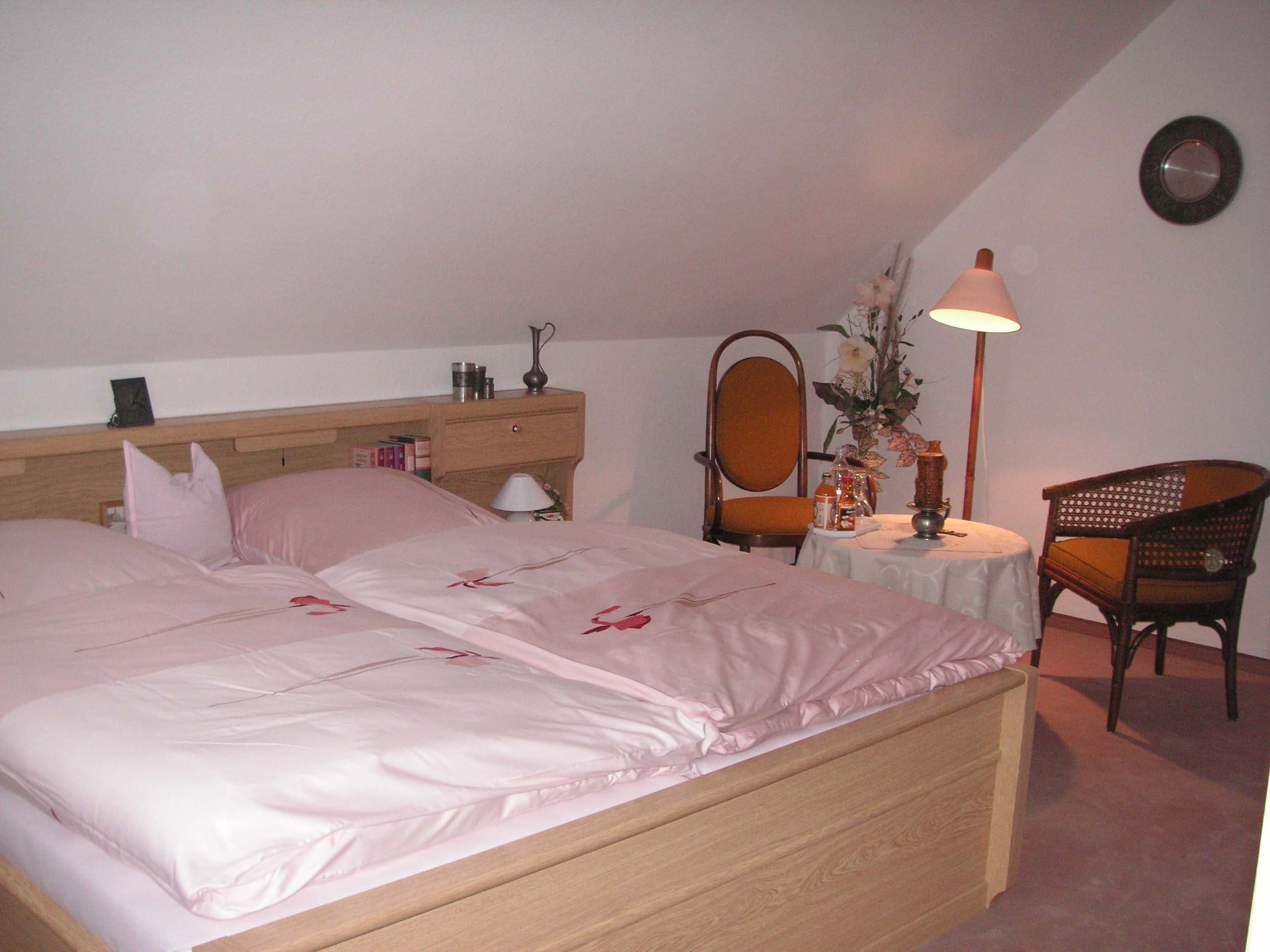 erstes Schlafzimmer in der Ferienwohnung Beroma