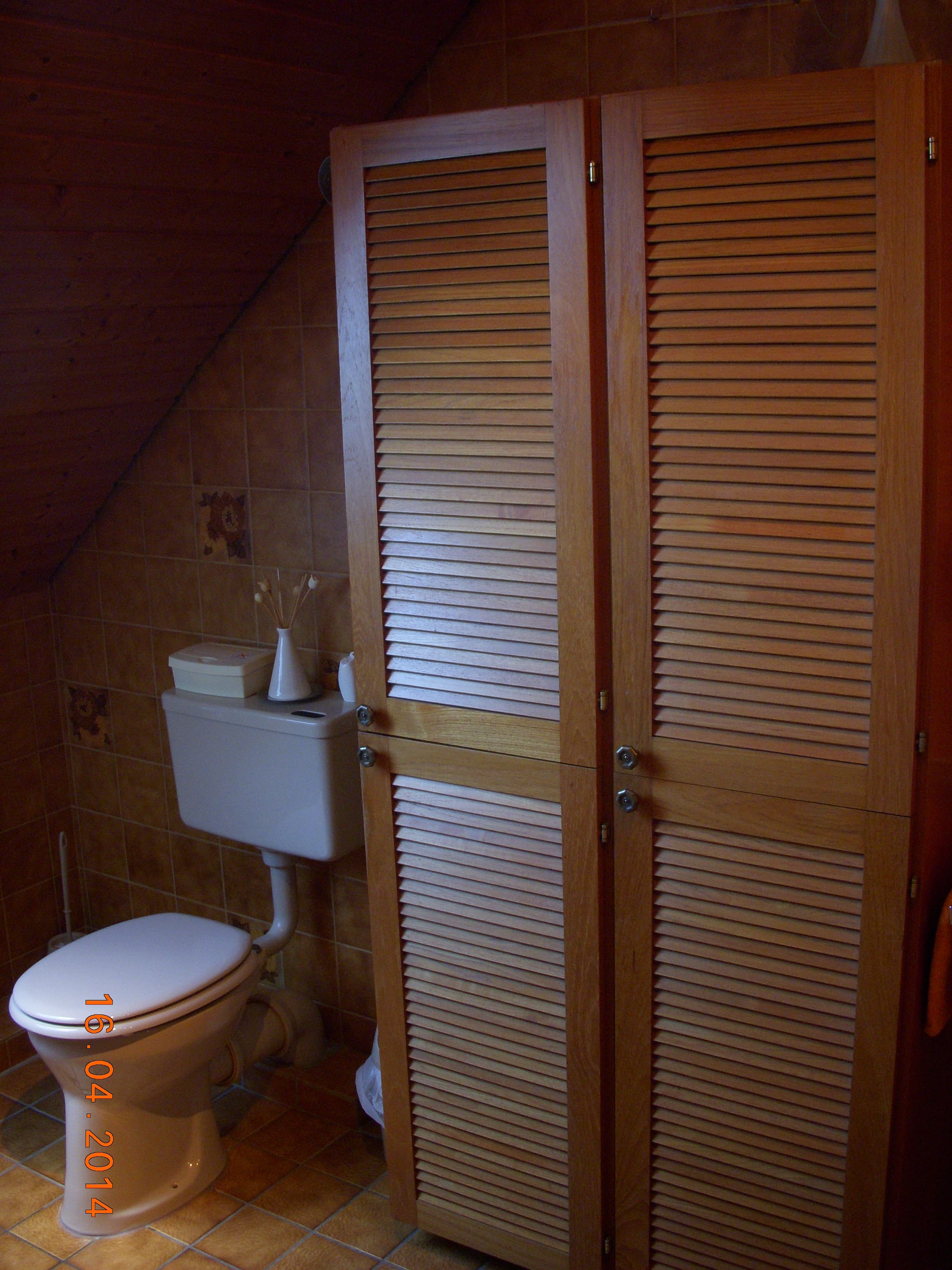 Badezimmer in der Ferienwohnung Beroma