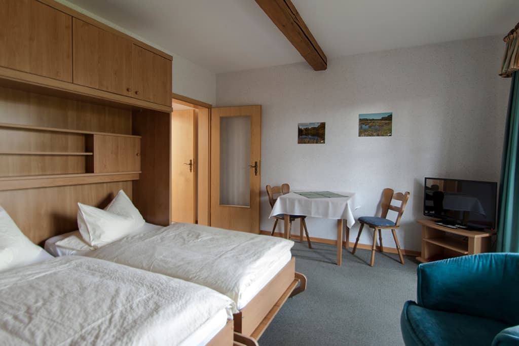 Wohn-Schlafraum Ferienwohnung Bußmann