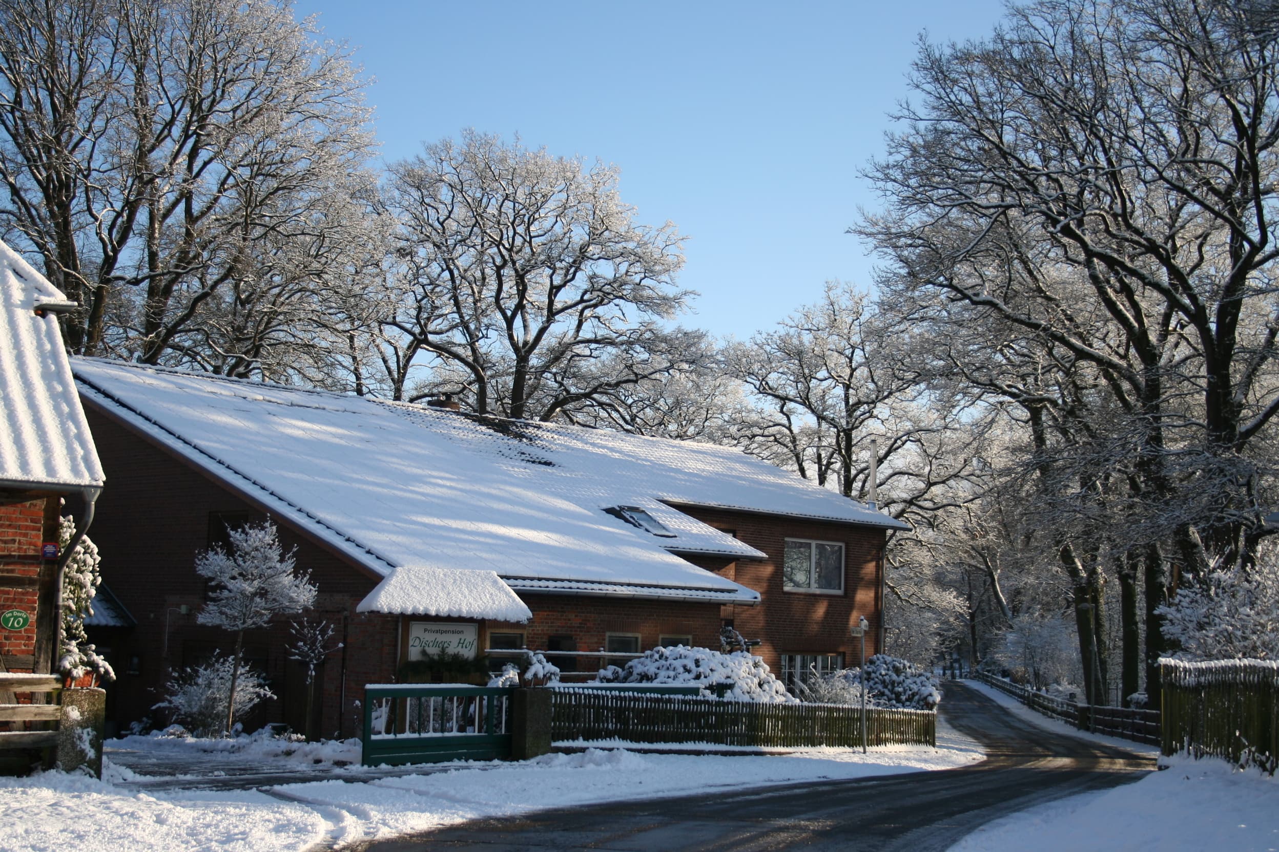 Privatpension Dischers Hof im Winter
