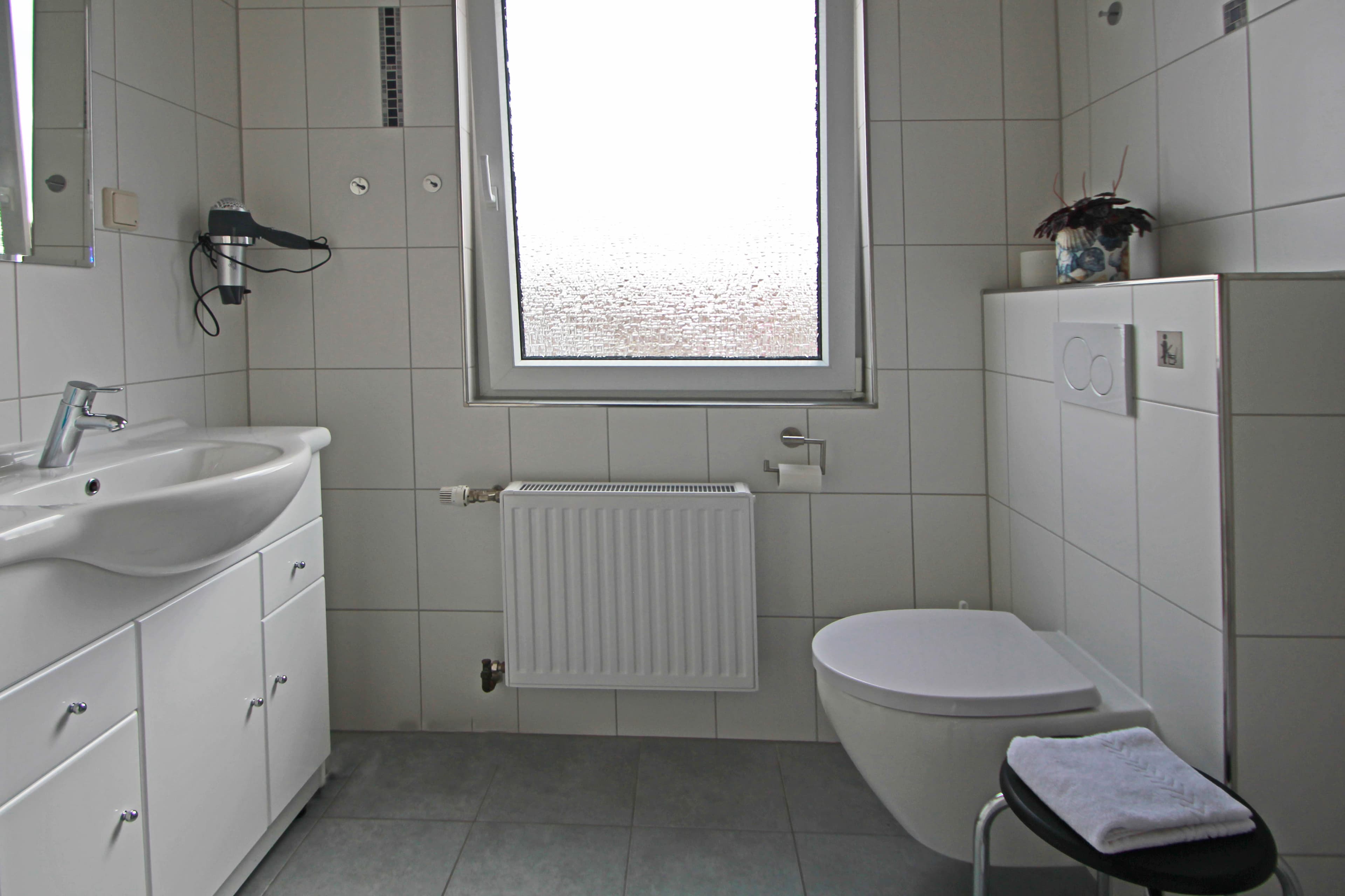 Badezimmer in der Ferienwohnung Rita Dreyer