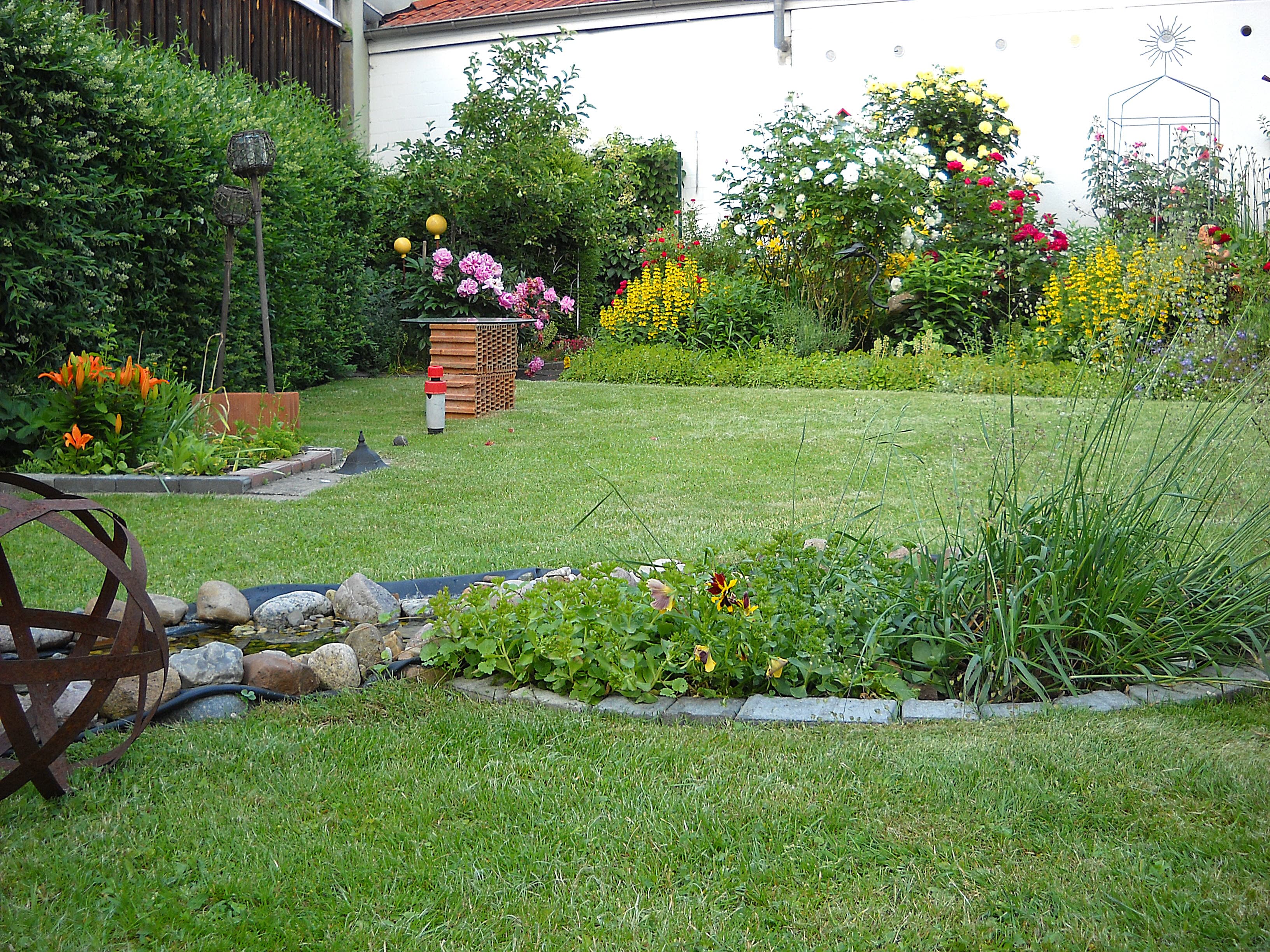 Garten der Ferienwohnung Rita Dreyer in Celle