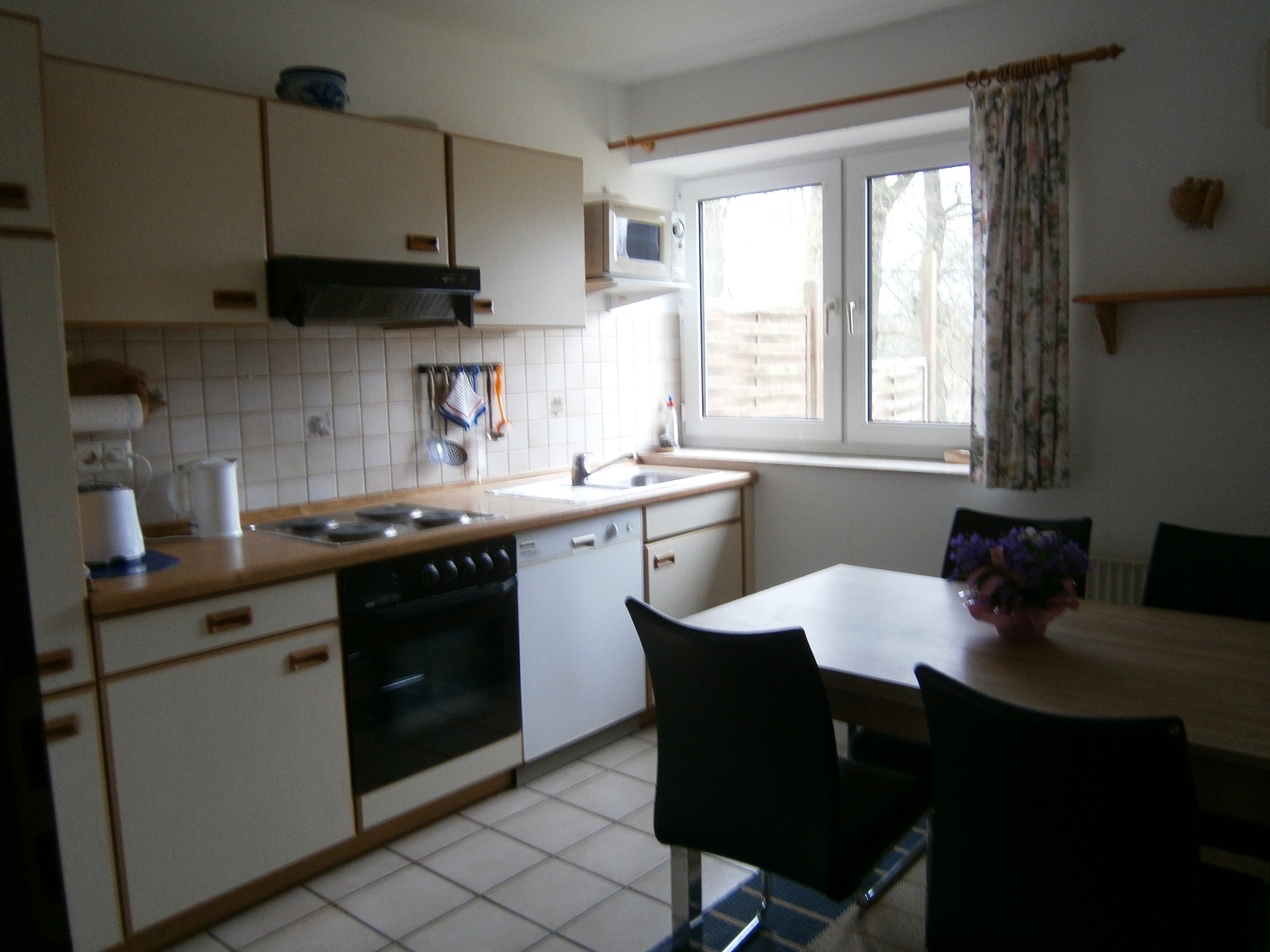 Küche in den Ferienwohnungen Thiele in Hollenstedt