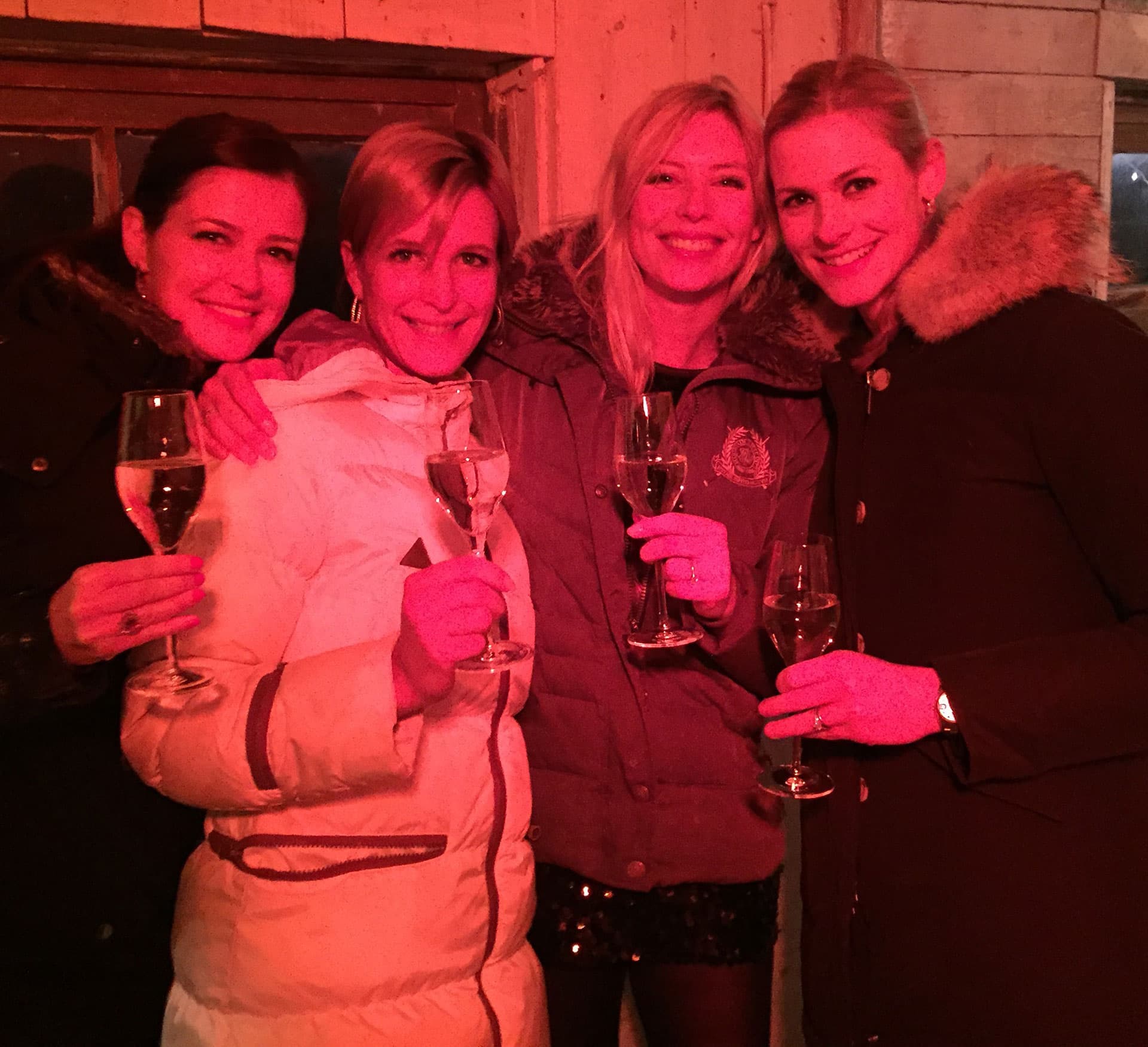 In unserem Hühnerhaus darf der Tag ausklingen.