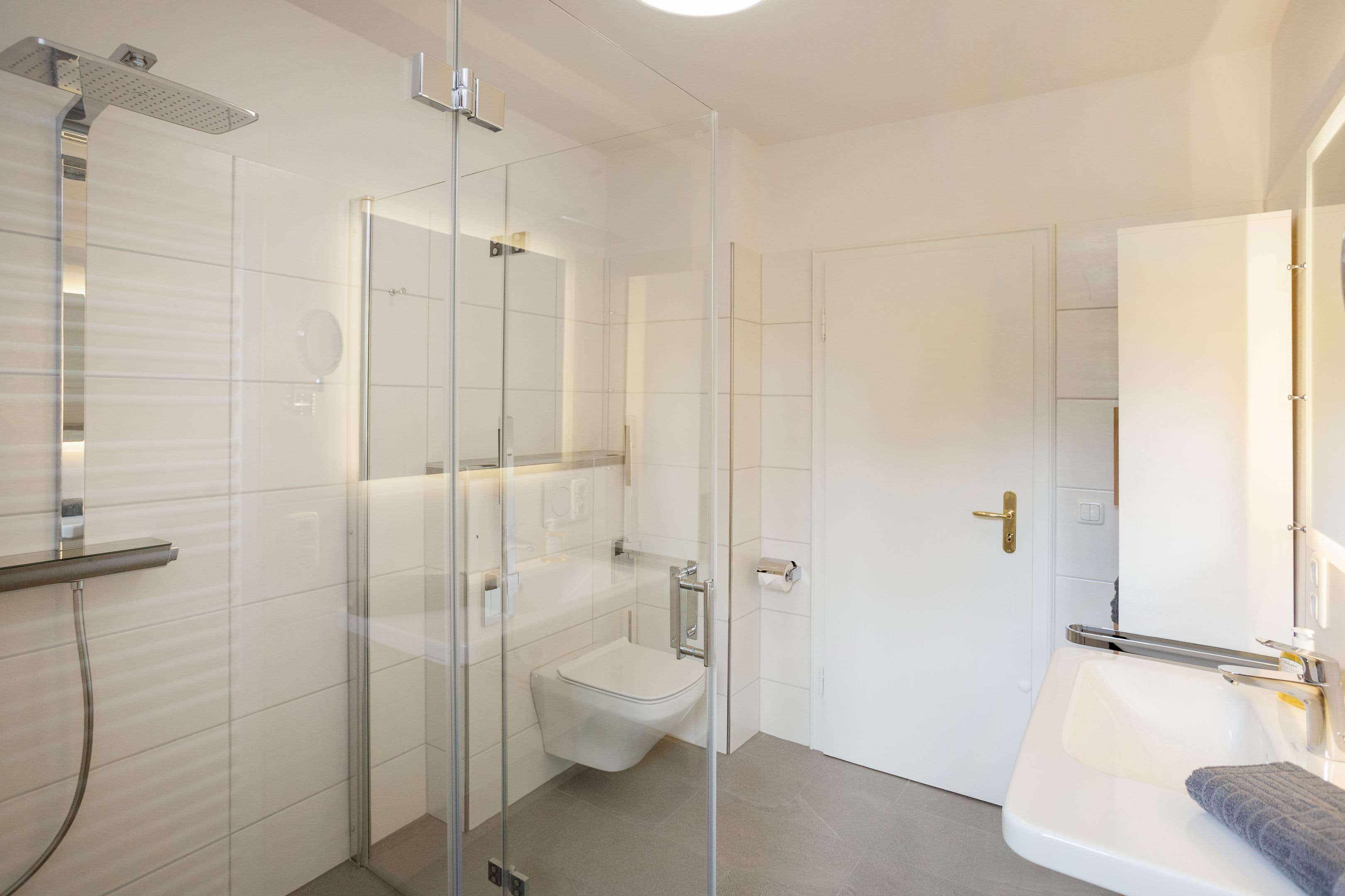 Bad in der Ferienwohnung Emmy in Hanstedt