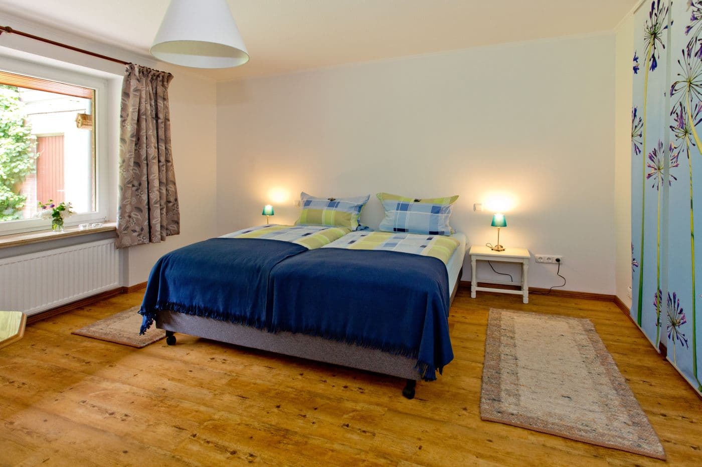 Schlafzimmer in der Ferienwohnung Emmy in Hanstedt