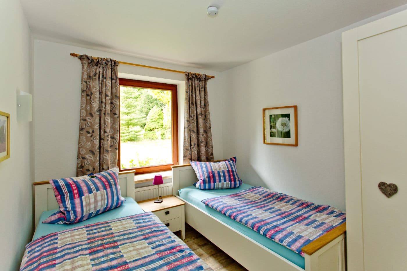 Schlafzimmer in der Ferienwohnung Emmy in Hanstedt