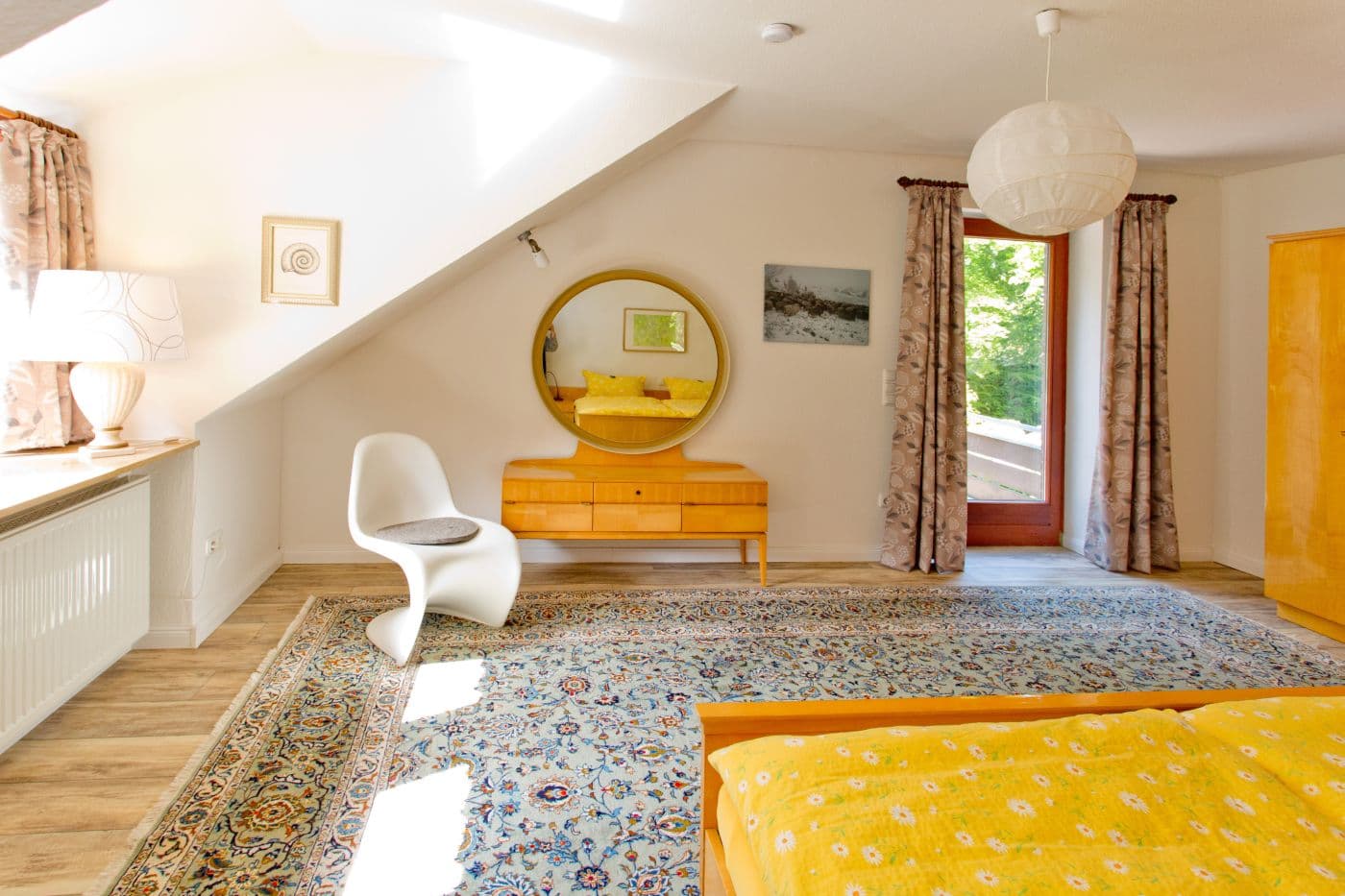 Schlafzimmer in der Ferienwohnung Marie in Hanstedt